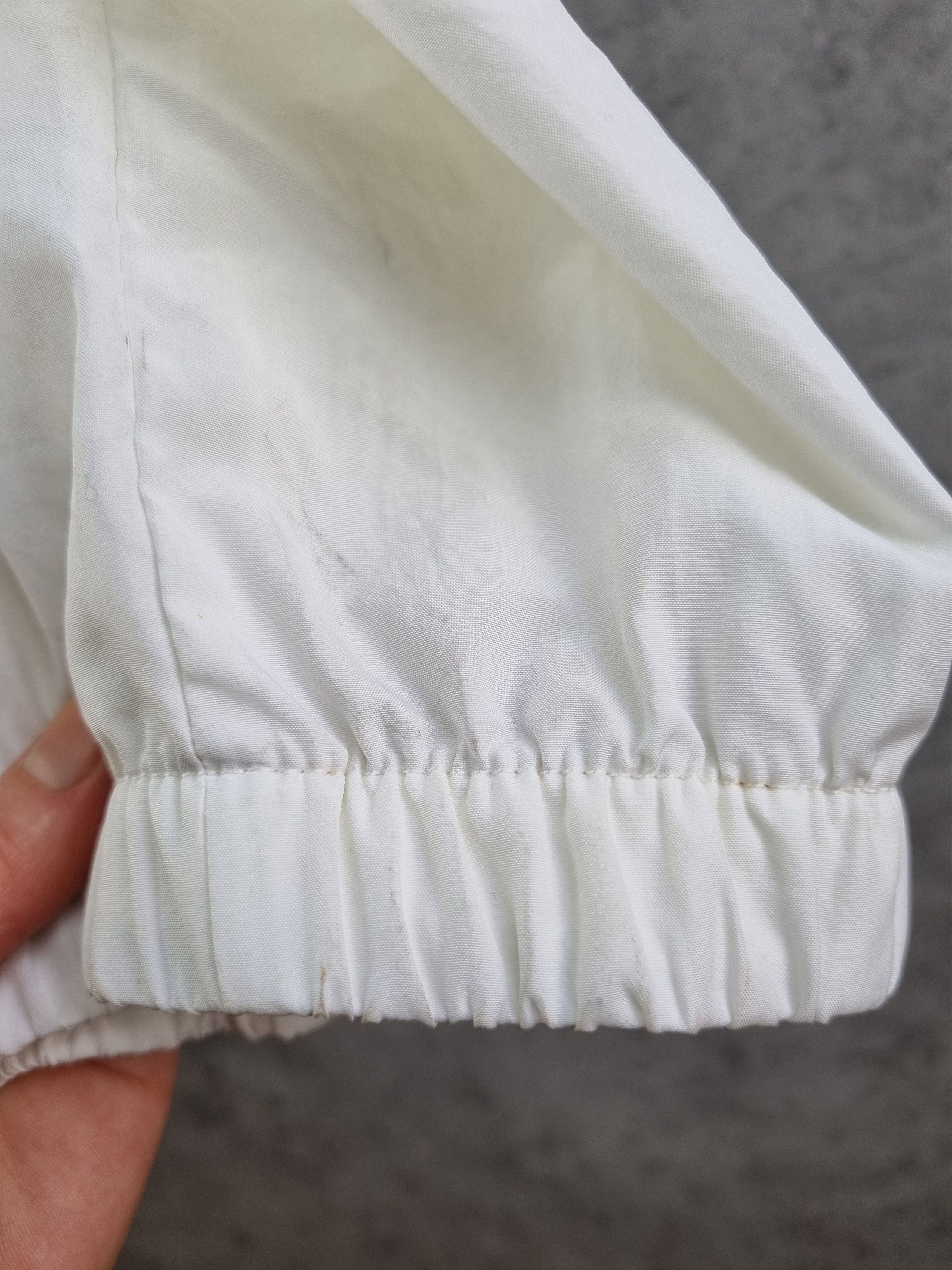 Nike × Vintage 90s Nike Chalenge Tennis Sport Pants White nylon Size US 33 - 16 Thumbnail