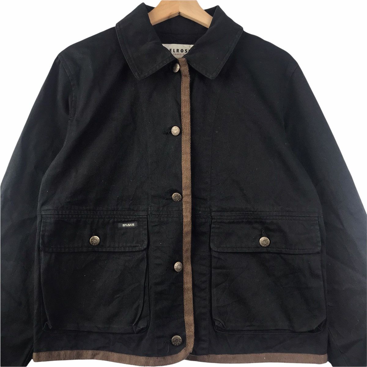 Japanese Brand MELROSE En FAMILLA Japanese Brand Black Jacket Size US M / EU 48-50 / 2 - 5 Thumbnail