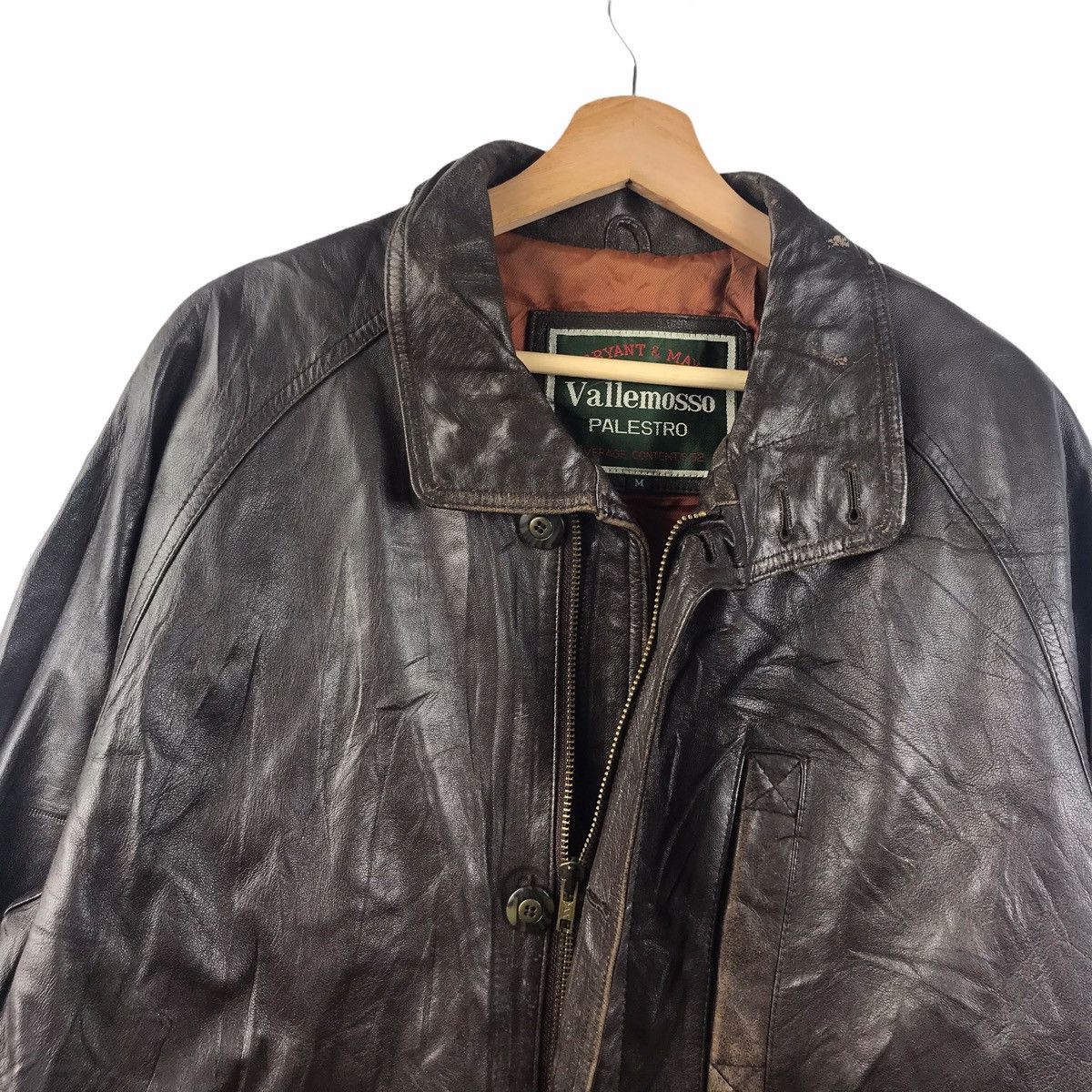 Vintage Vintage VALLEMOSSO PALESTRO ITALY Dark Brown Size US M / EU 48-50 / 2 - 4 Thumbnail