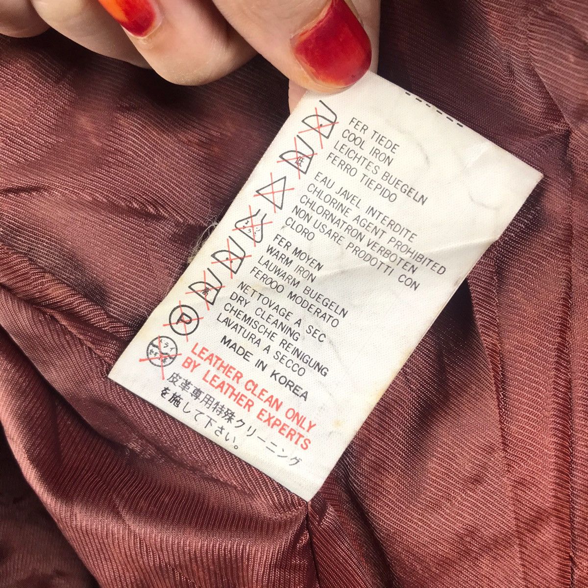 Vintage Vintage VALLEMOSSO PALESTRO ITALY Dark Brown Size US M / EU 48-50 / 2 - 8 Thumbnail