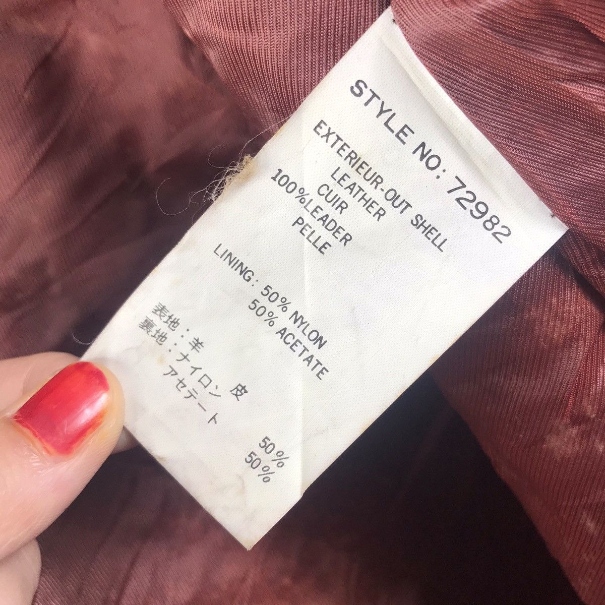Vintage Vintage VALLEMOSSO PALESTRO ITALY Dark Brown Size US M / EU 48-50 / 2 - 9 Thumbnail