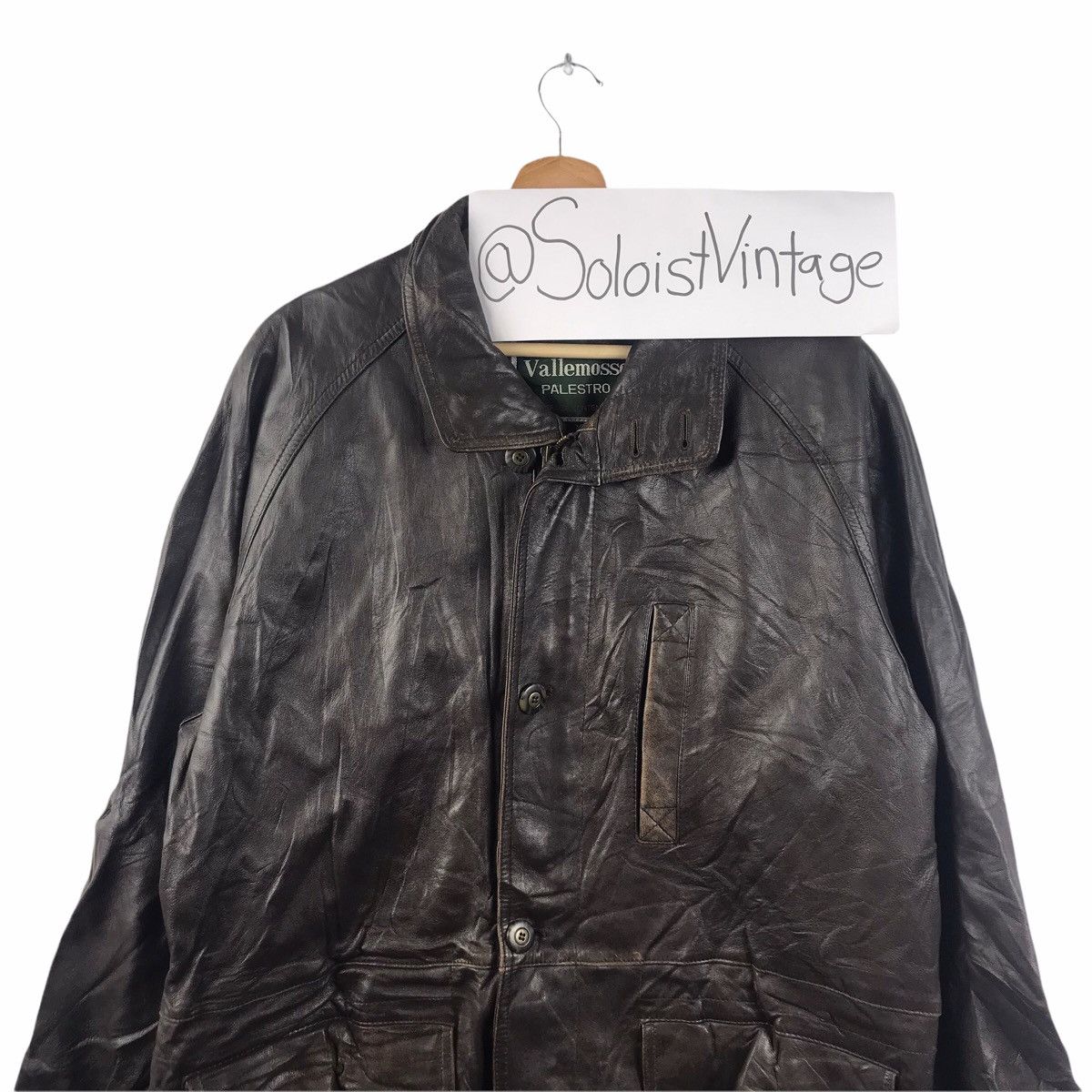 Vintage Vintage VALLEMOSSO PALESTRO ITALY Dark Brown Size US M / EU 48-50 / 2 - 3 Thumbnail