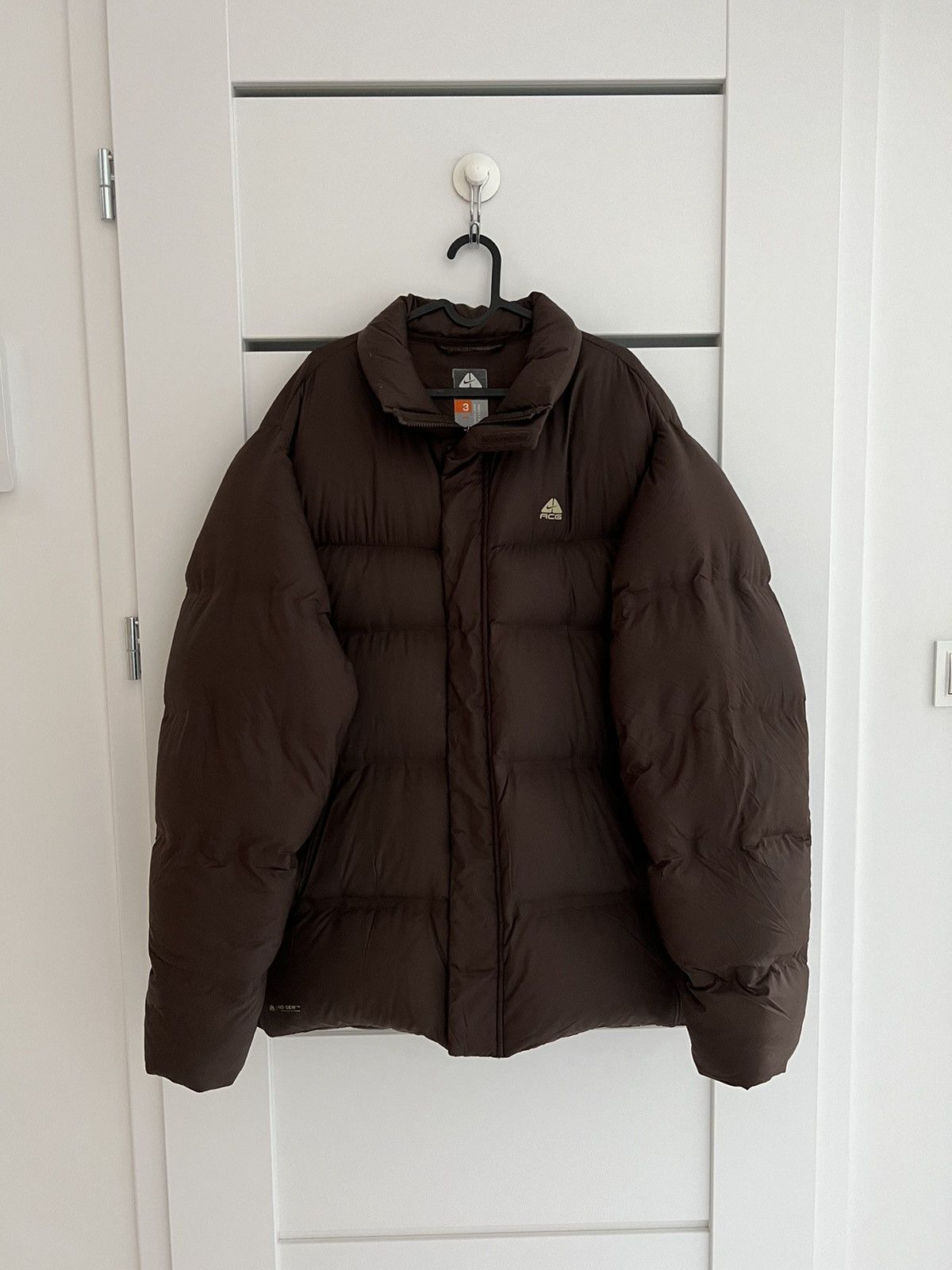 Nike × Nike ACG × Vintage Nike ACG Lab Brown Lightweight puffer jacket nuptse warm Size US XXL / EU 58 / 5 - 2 Thumbnail