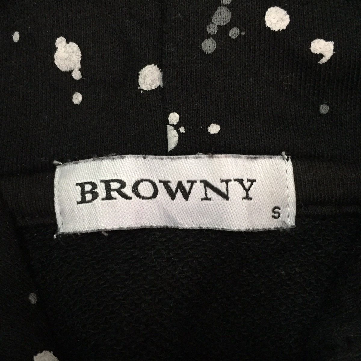 Japanese Brand Dispersion painted dot style sweater/sweatshirt hoodie Size US S / EU 44-46 / 1 - 11 Thumbnail