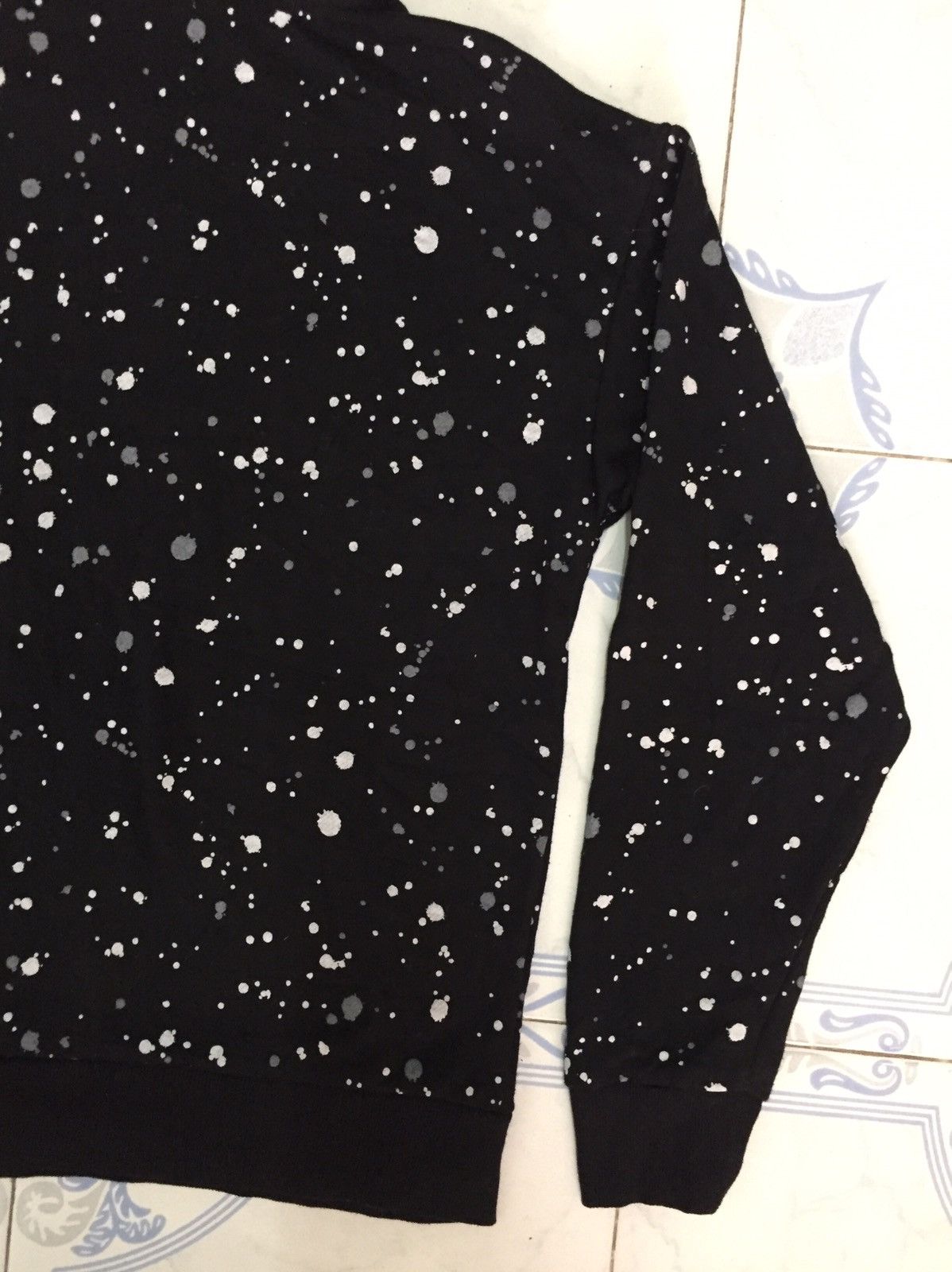 Japanese Brand Dispersion painted dot style sweater/sweatshirt hoodie Size US S / EU 44-46 / 1 - 8 Thumbnail
