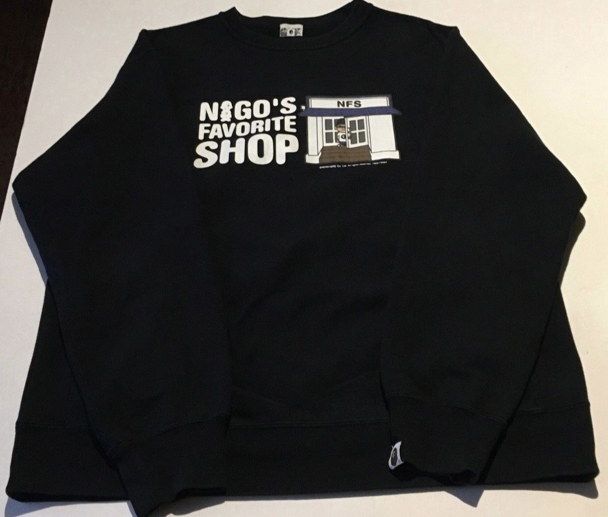 image of Bape Crewneck Sweatshirt in Black, Men's (Size XL)