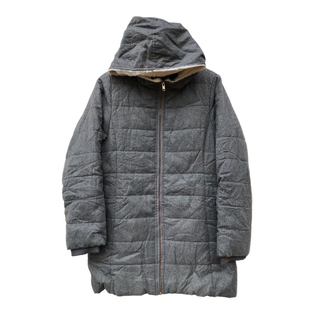 image of Initial Fashion Hk x Smart Wool As Ideal Hk Creations Team Fleece Jacket Wool in Silver (Size Mediu