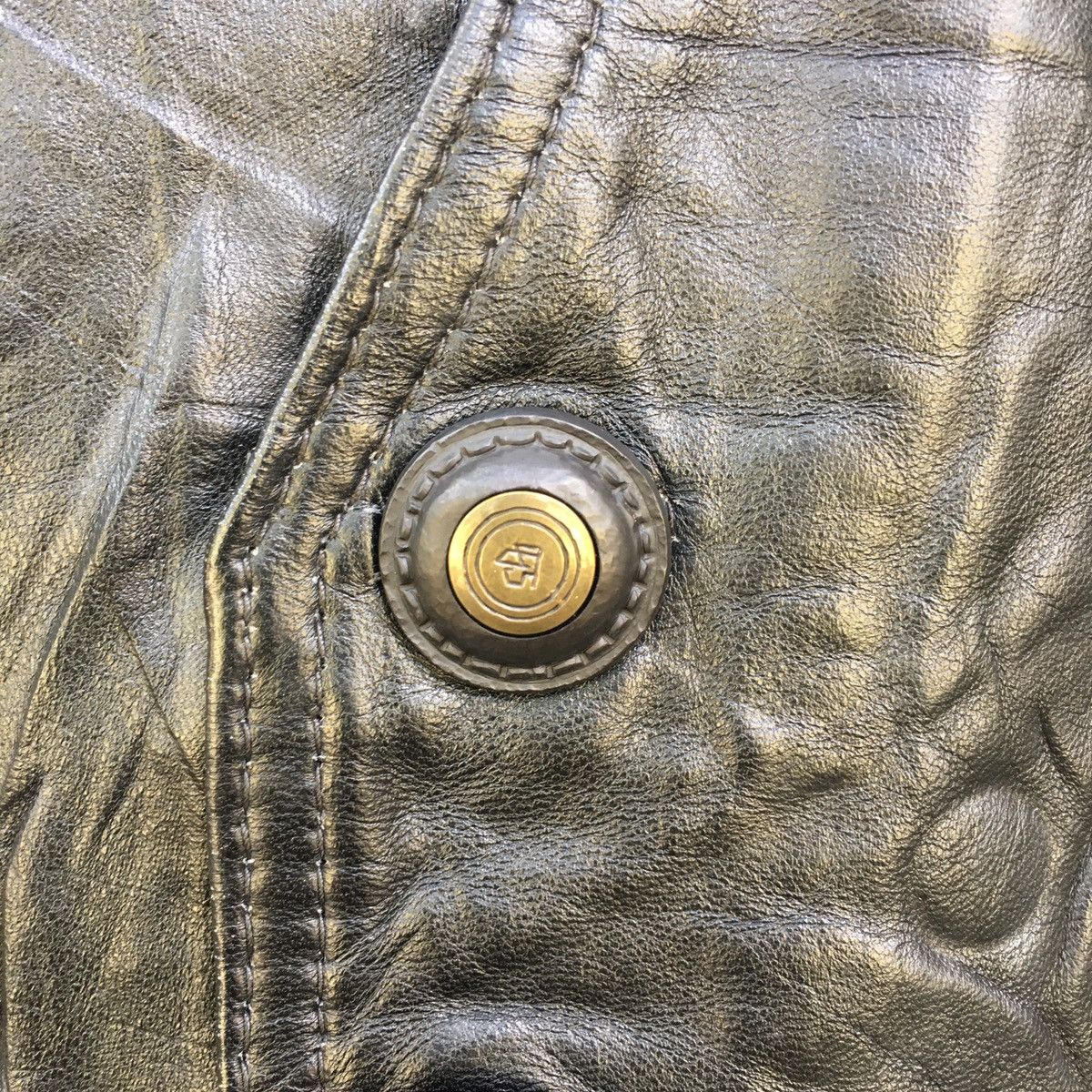Designer × Genuine Leather Ricard Pells.J.L. Leather Vest Size US M / EU 48-50 / 2 - 4 Thumbnail