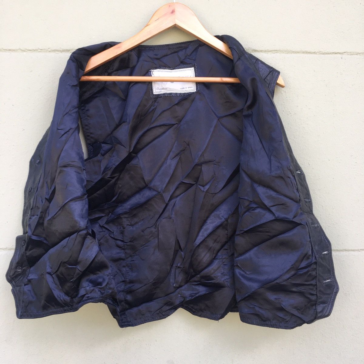 Designer × Genuine Leather Ricard Pells.J.L. Leather Vest Size US M / EU 48-50 / 2 - 5 Thumbnail