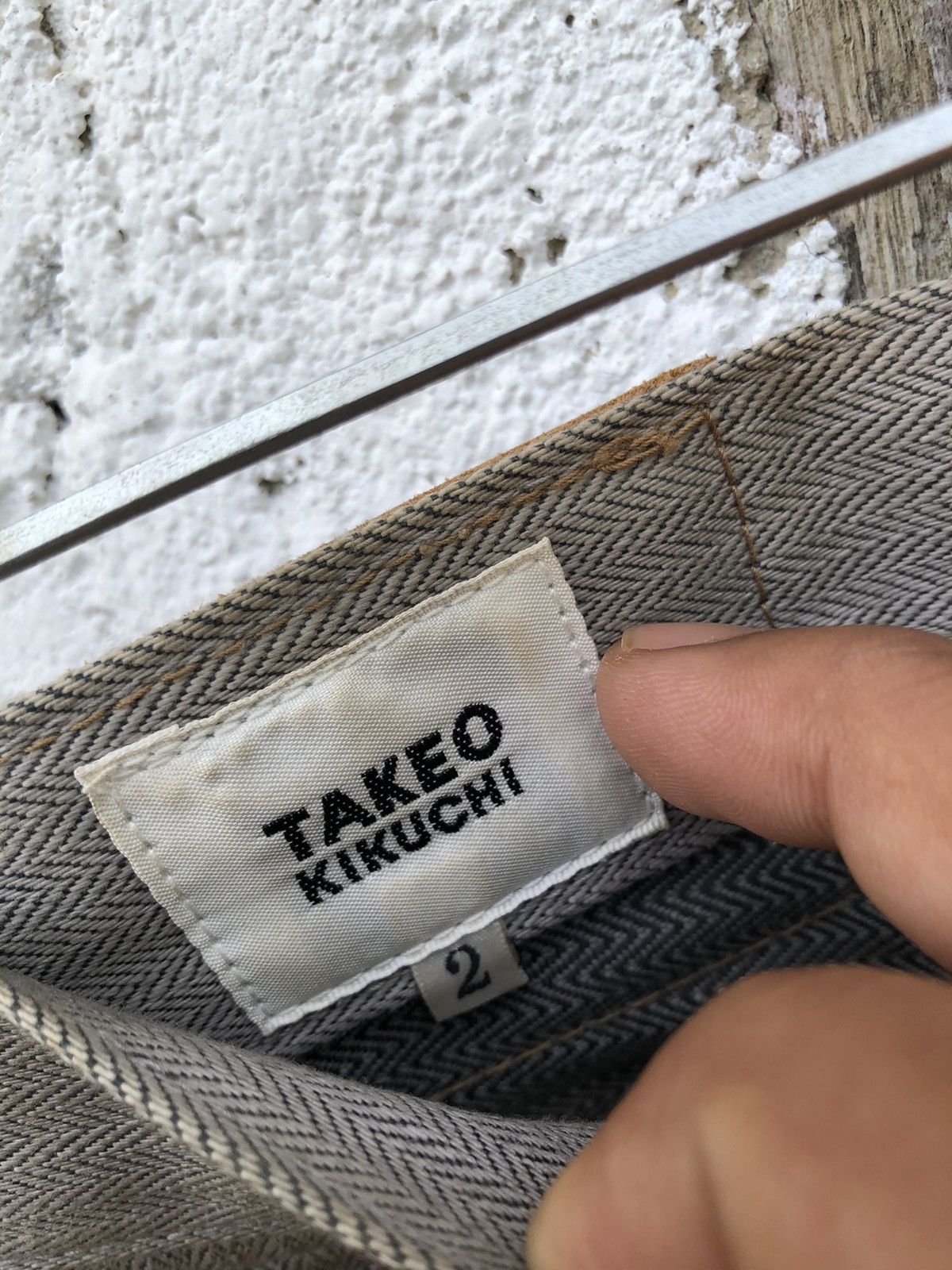 Takeo Kikuchi Takeo Kikuchi Hickory Denim Pants Size US 30 / EU 46 - 3 Thumbnail