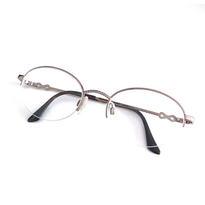 Saint Laurent Paris RARE YVES SAINT LAURENT 90s VINTAGE SILVER ROUND OVAL FRAMES | Grailed