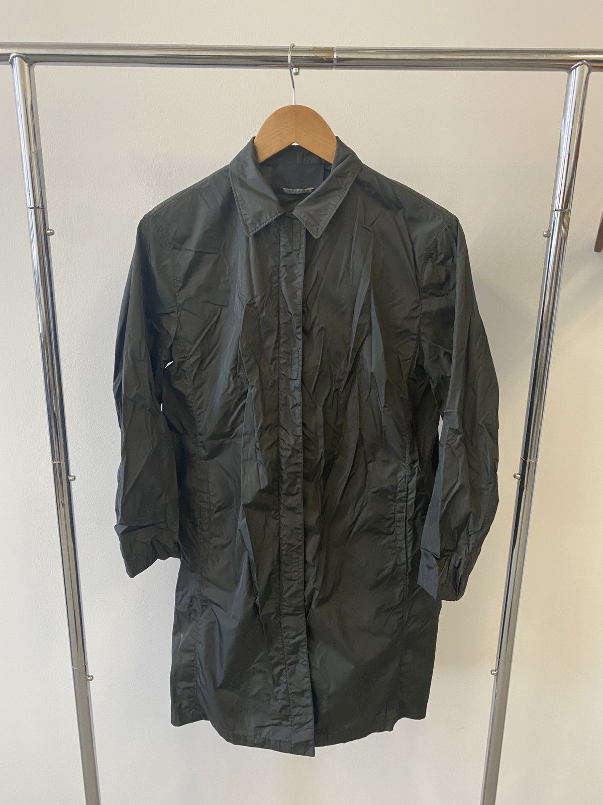 Prada Prada nylon Rain Coat Size US S / EU 44-46 / 1 - 1 Thumbnail