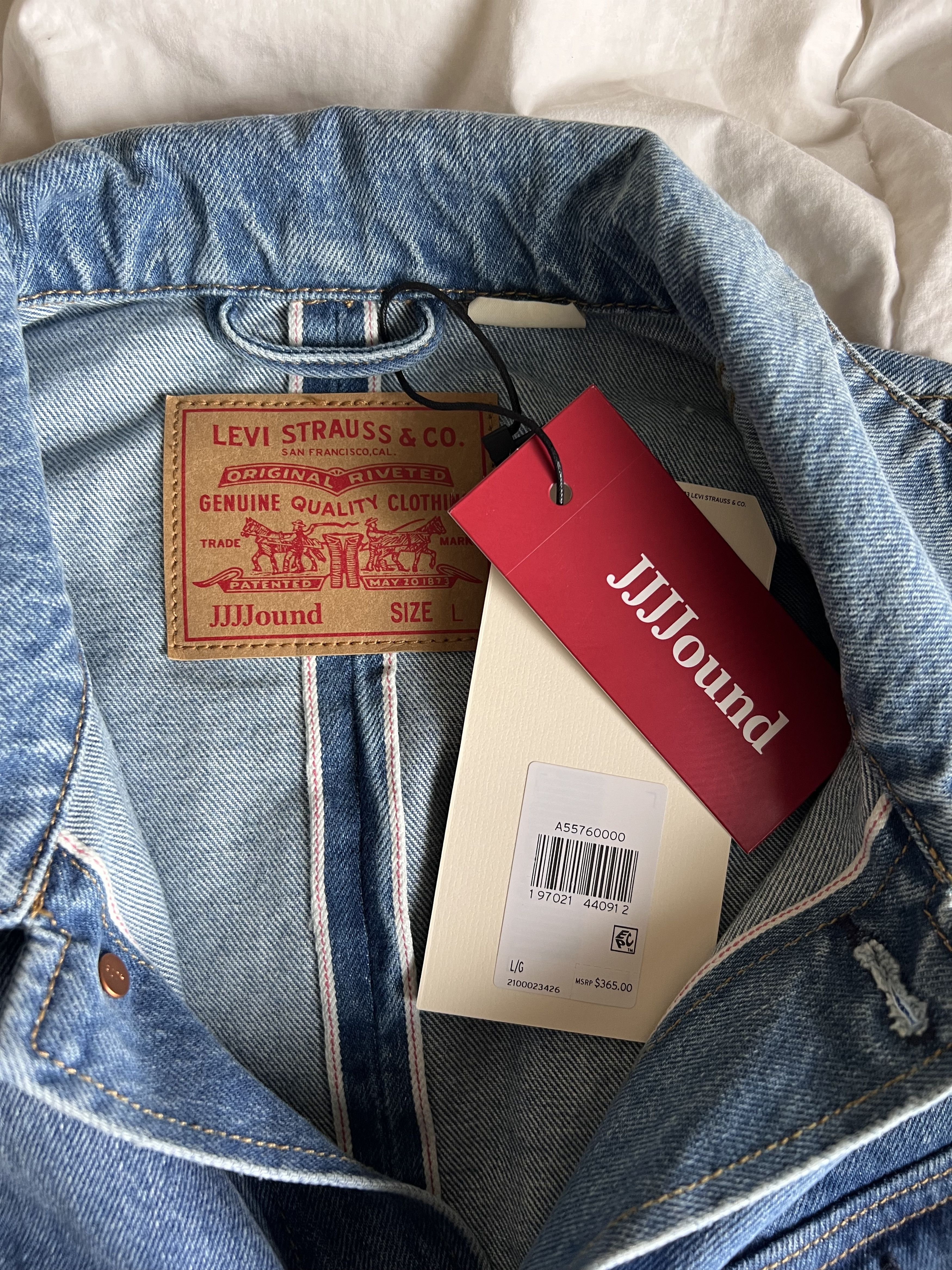 JJJJound × Levi's JJJJound Levi's Denim Utility Jacket Size US L / EU 52-54 / 3 - 10 Thumbnail