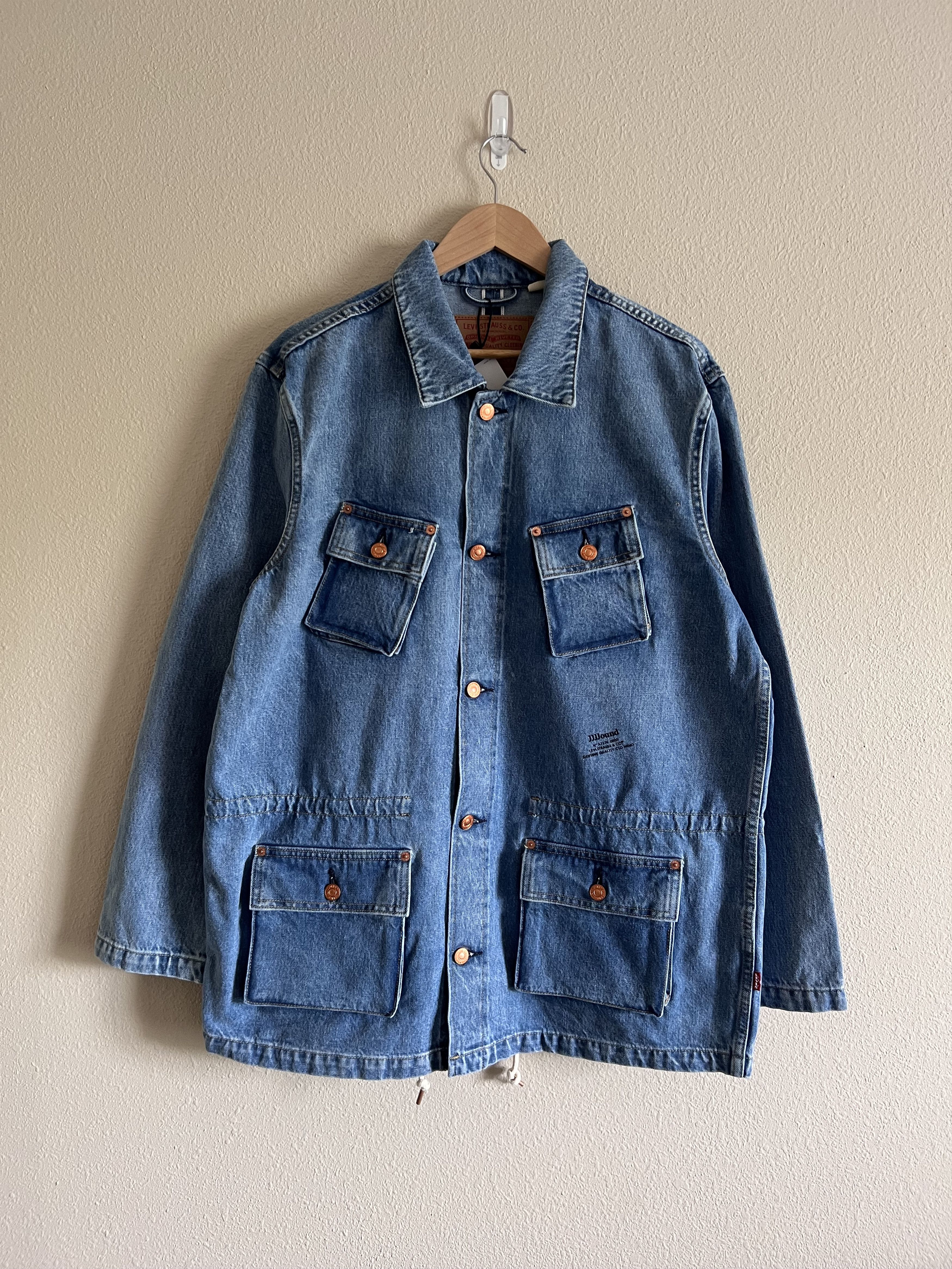 “Levi's × jjjjound” UTILITY JACKET Levi's® X Jjjjound Utility Jacket - Medium Wash | Levi's® US