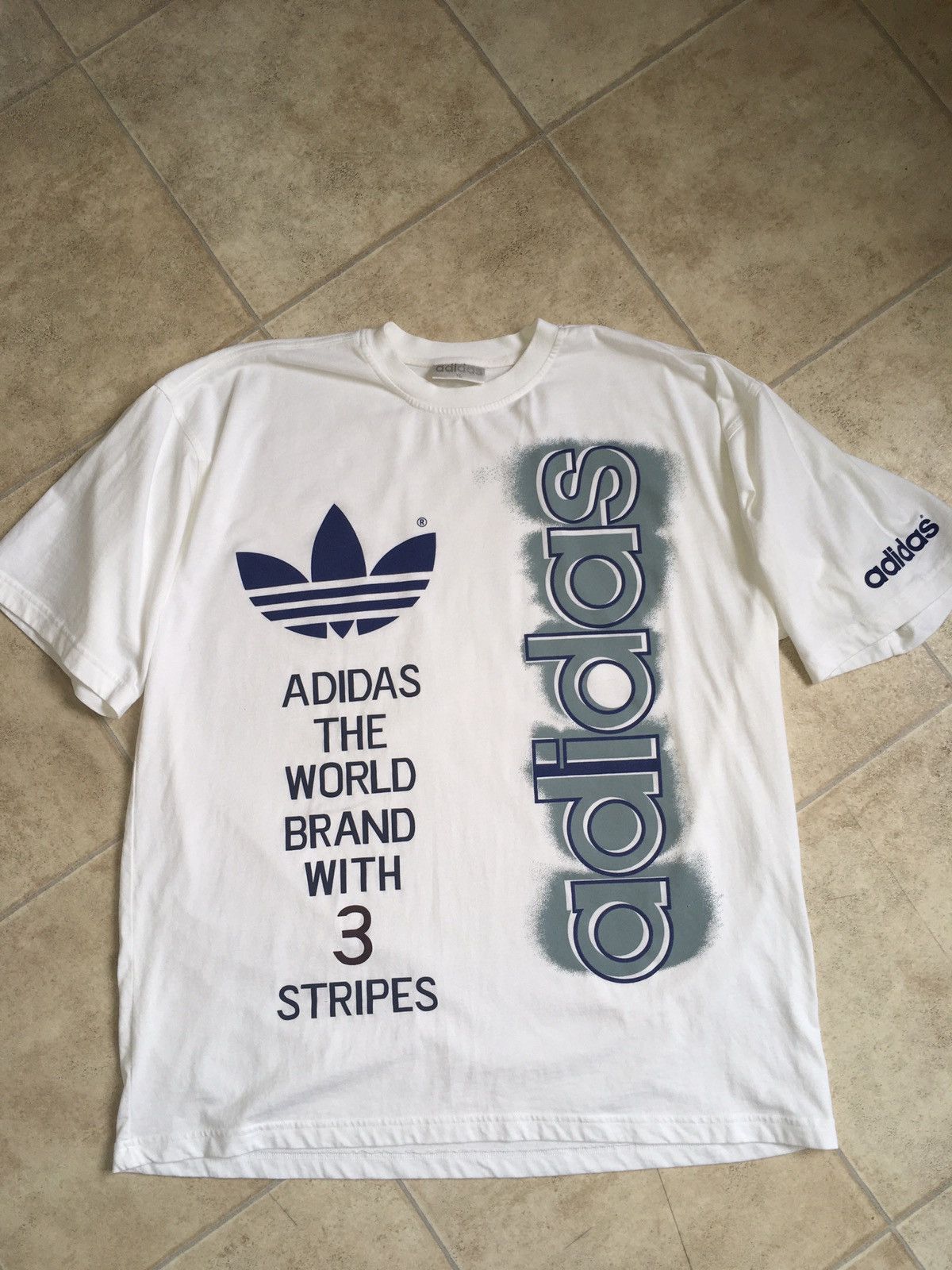 Adidas × Gosha Rubchinskiy Adidas Vintage Tee Equipment Y3 Bape Yeezy Nigo Size US XL / EU 56 / 4 - 1 Thumbnail