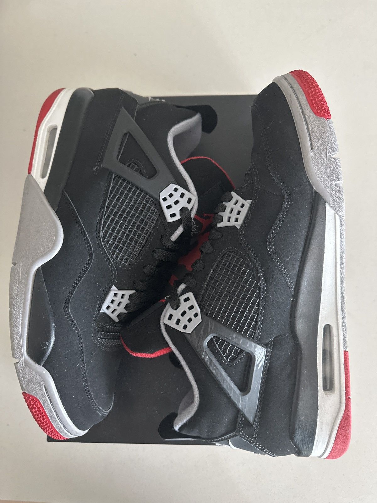 Jordan Brand Jordan Bred 4 Size US 11 / EU 44 - 4 Thumbnail