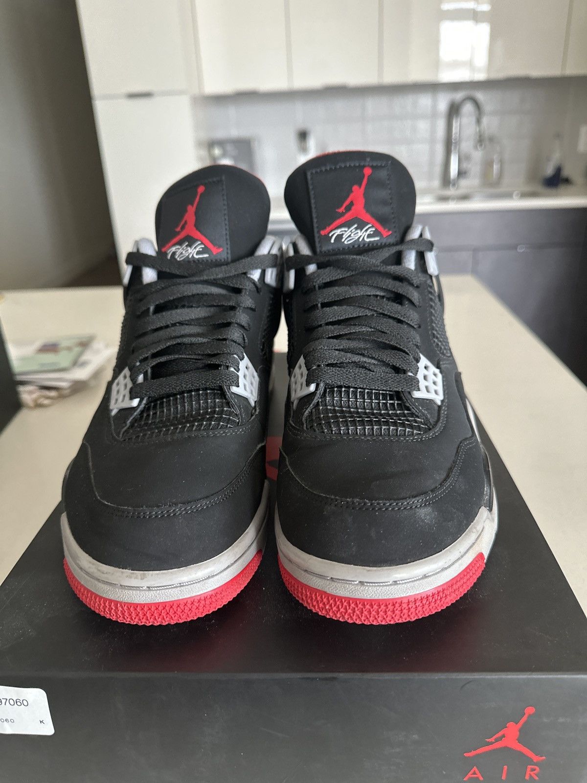 Jordan Brand Jordan Bred 4 Size US 11 / EU 44 - 1 Thumbnail