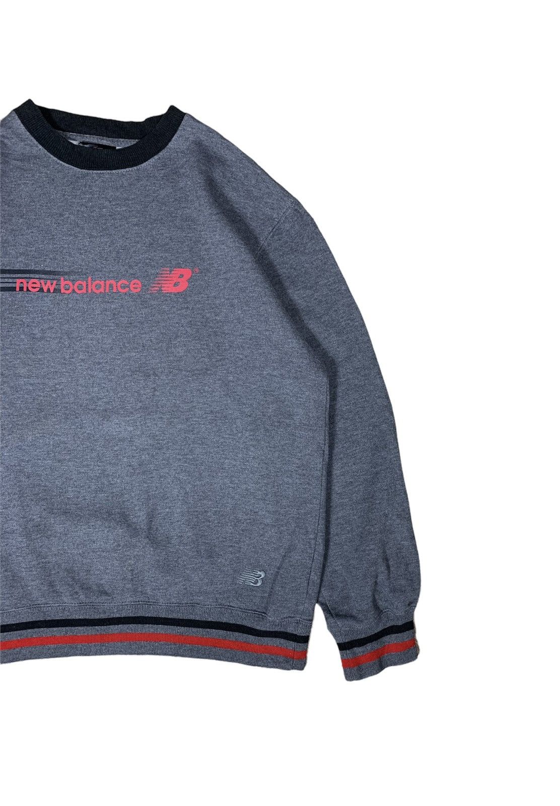 New Balance × Vintage Vintage New Balance Sweatshirt Grey Colour Size US M / EU 48-50 / 2 - 3 Thumbnail