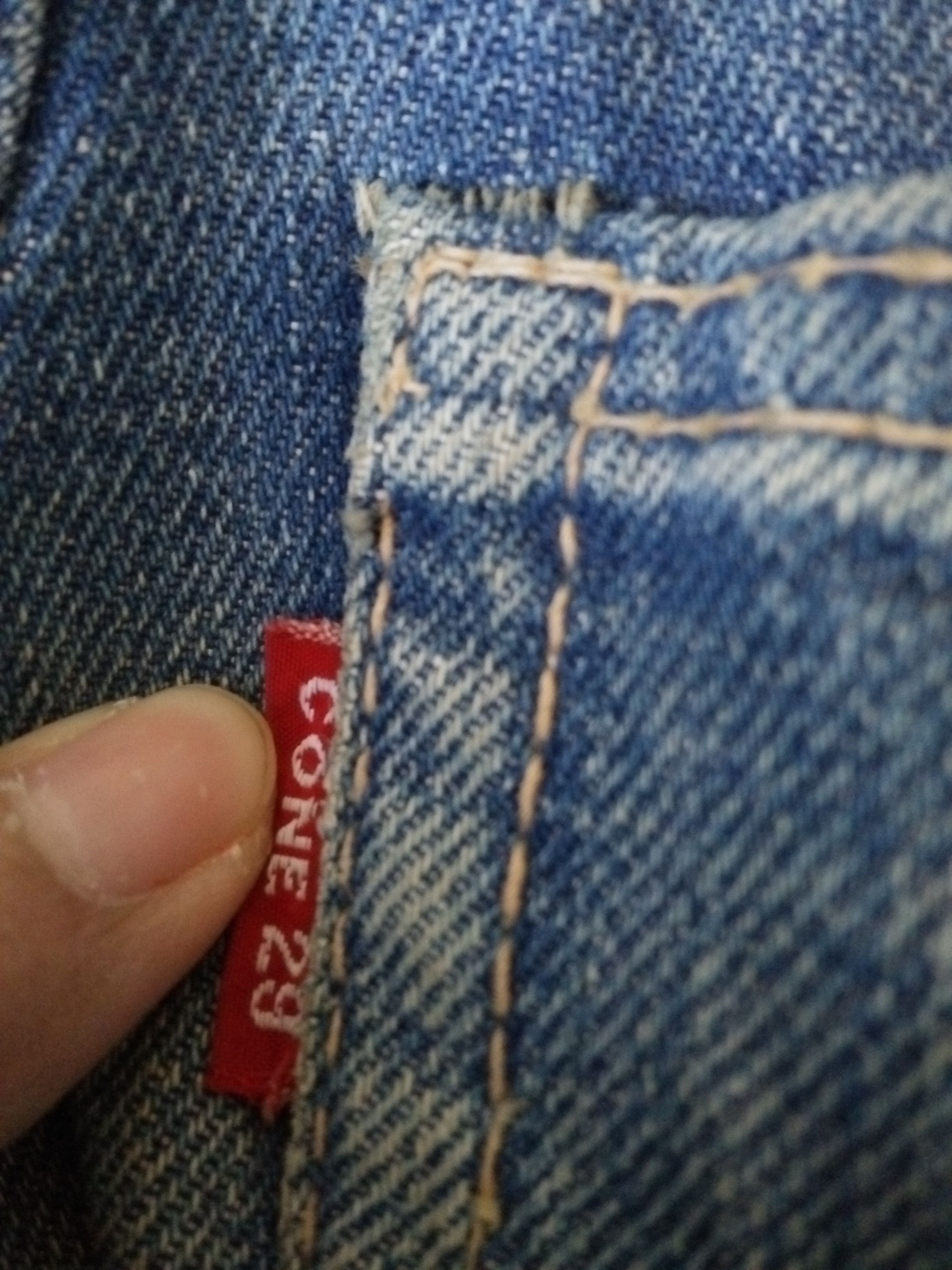 Vintage VTG 50s CONE DEEP TONE DENIM JEANS (B51) Size US 28 / EU 44 - 10 Thumbnail