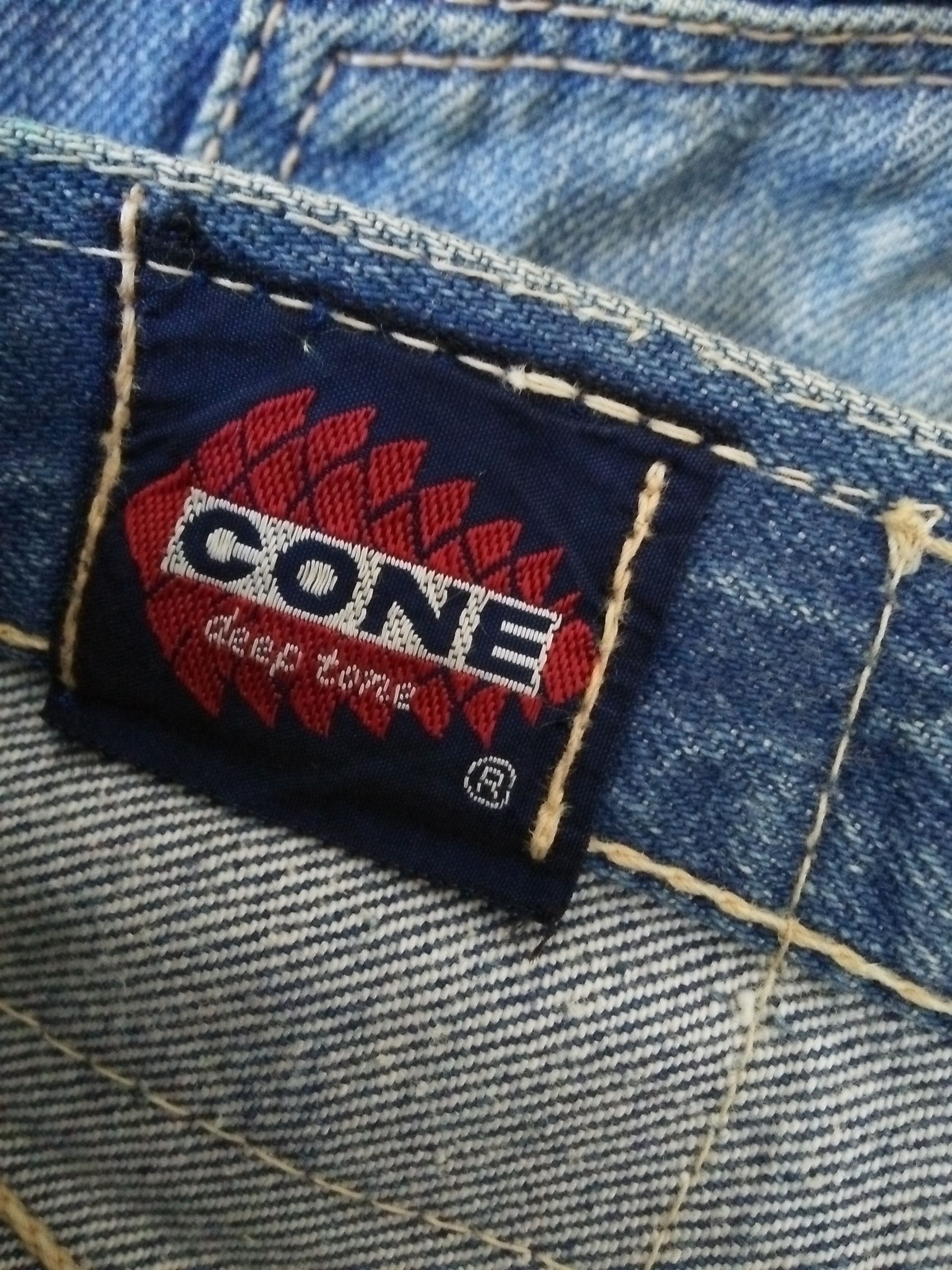 Vintage VTG 50s CONE DEEP TONE DENIM JEANS (B51) Size US 28 / EU 44 - 8 Thumbnail