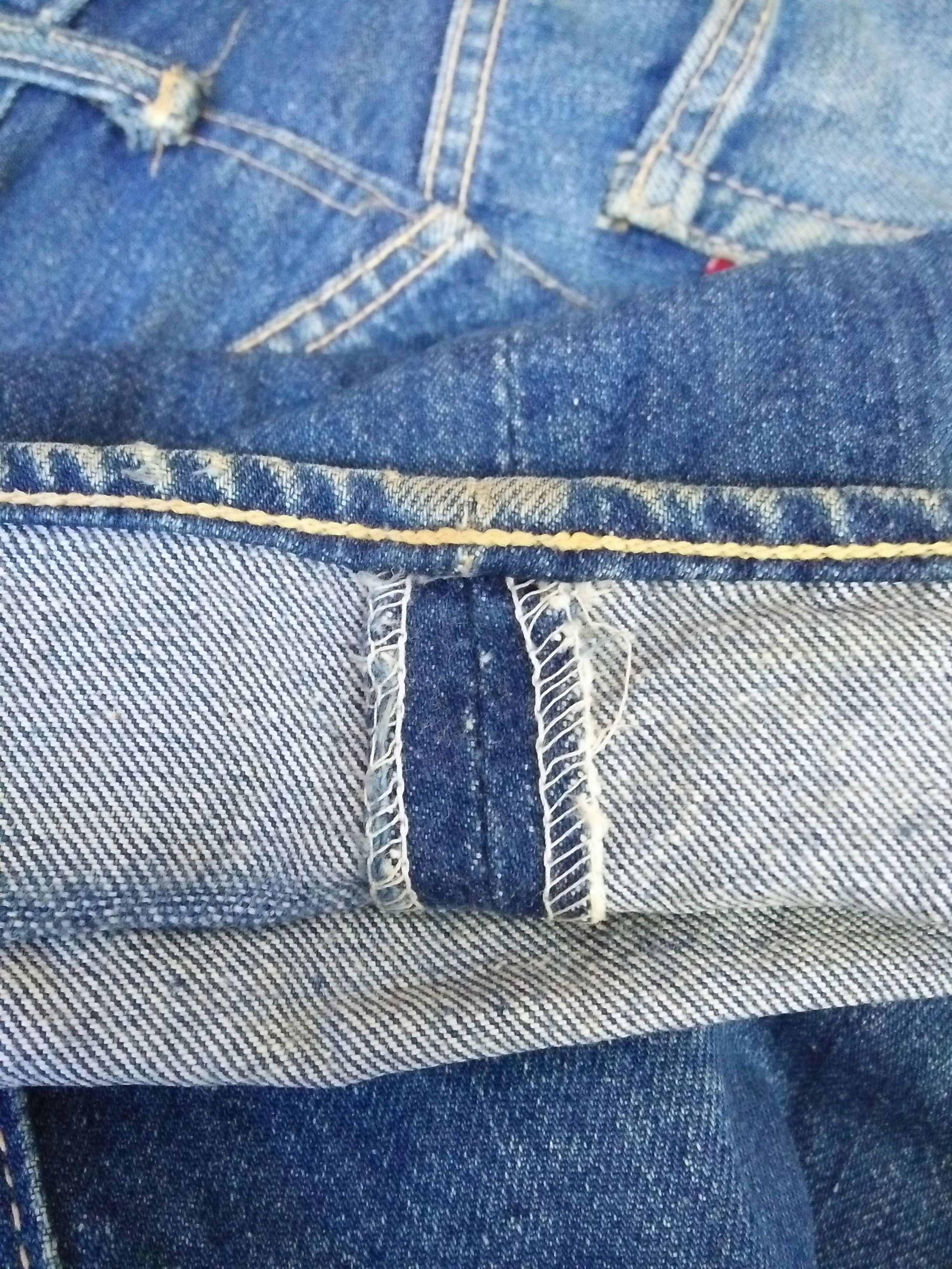 Vintage VTG 50s CONE DEEP TONE DENIM JEANS (B51) Size US 28 / EU 44 - 11 Thumbnail