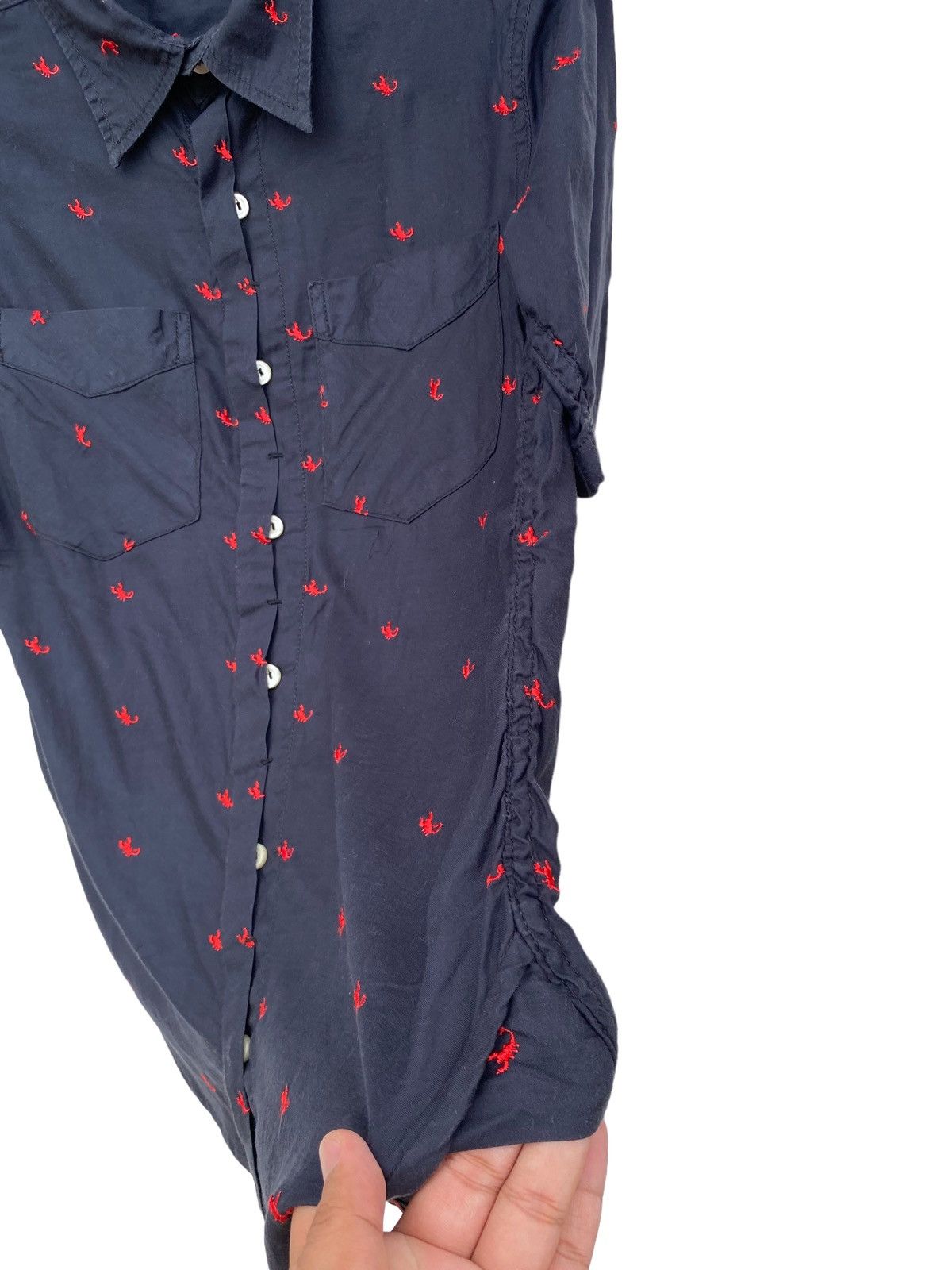 Johnbull × KOJIMA GENES × Vintage Vintage John Bull Kojima Scorpion Embroidery Shirt Size US M / EU 48-50 / 2 - 3 Thumbnail