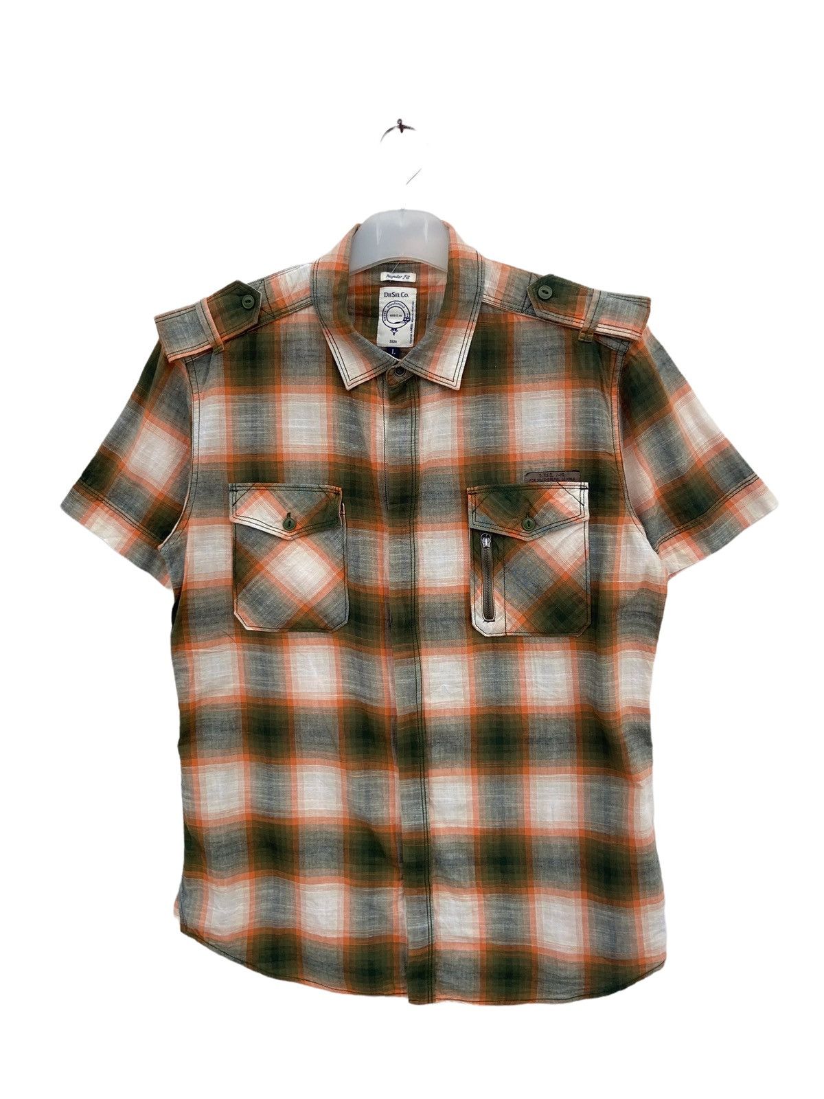 Designer × Diesel Diesel Shadow Plaid Shirt Size US M / EU 48-50 / 2 - 1 Thumbnail