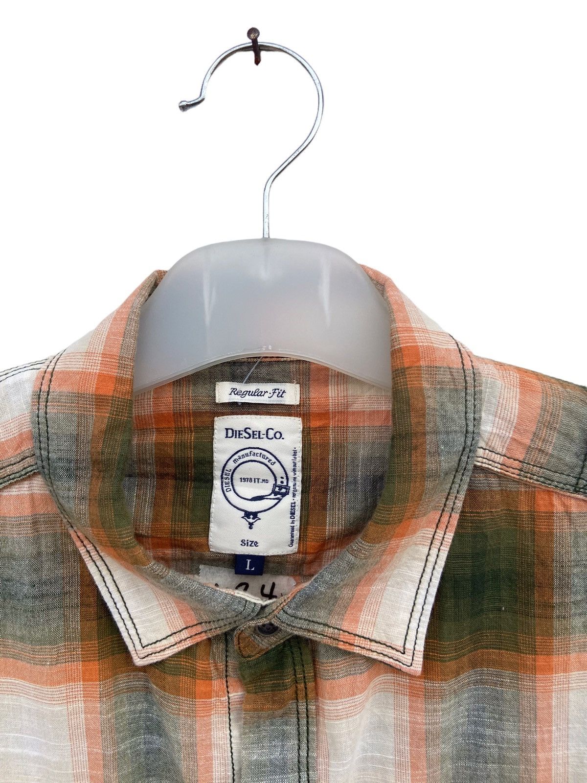 Designer × Diesel Diesel Shadow Plaid Shirt Size US M / EU 48-50 / 2 - 3 Thumbnail
