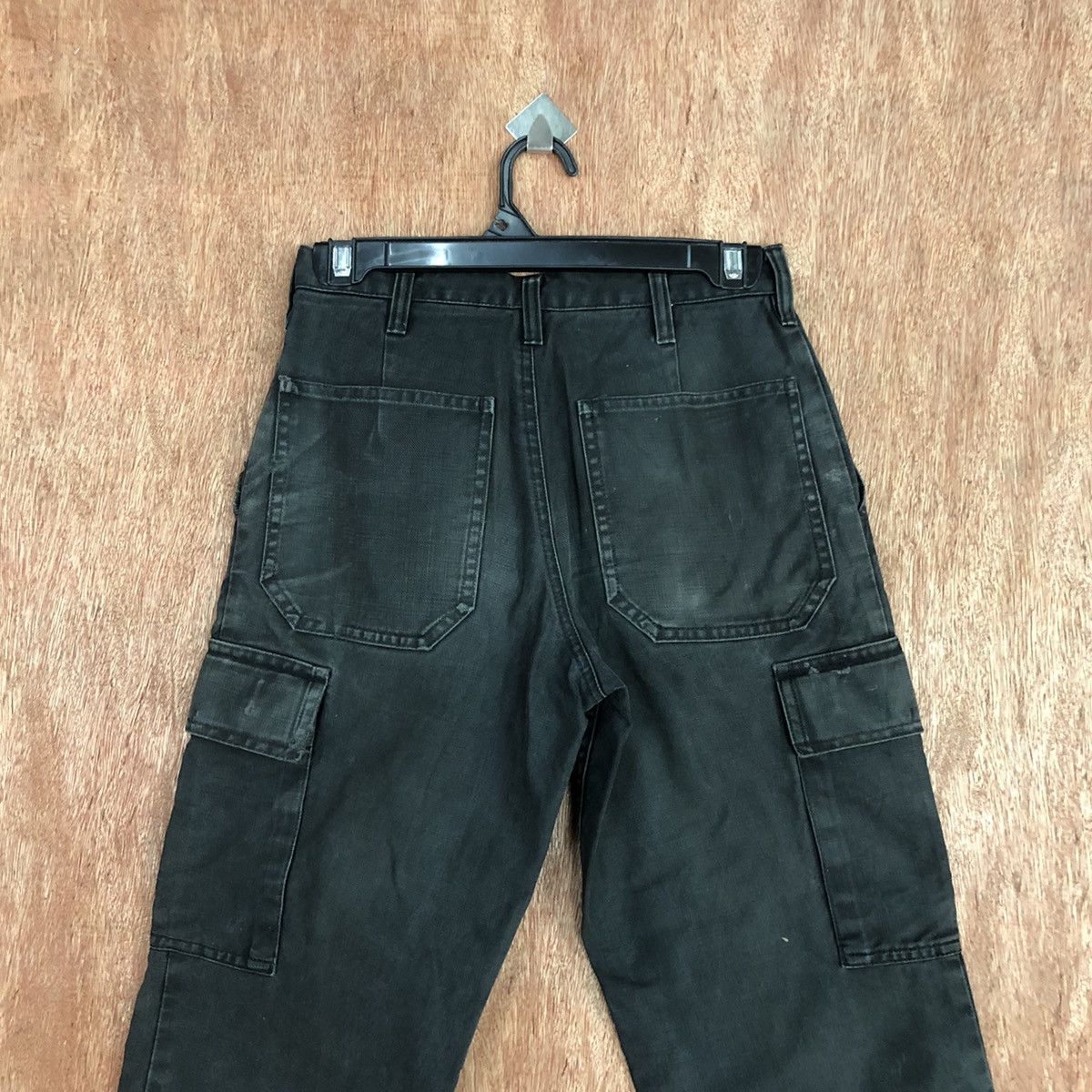 Faded Glory Japan faded Black Multipocket Cargo Pants #2677 Size US 26 / EU 42 - 11 Thumbnail