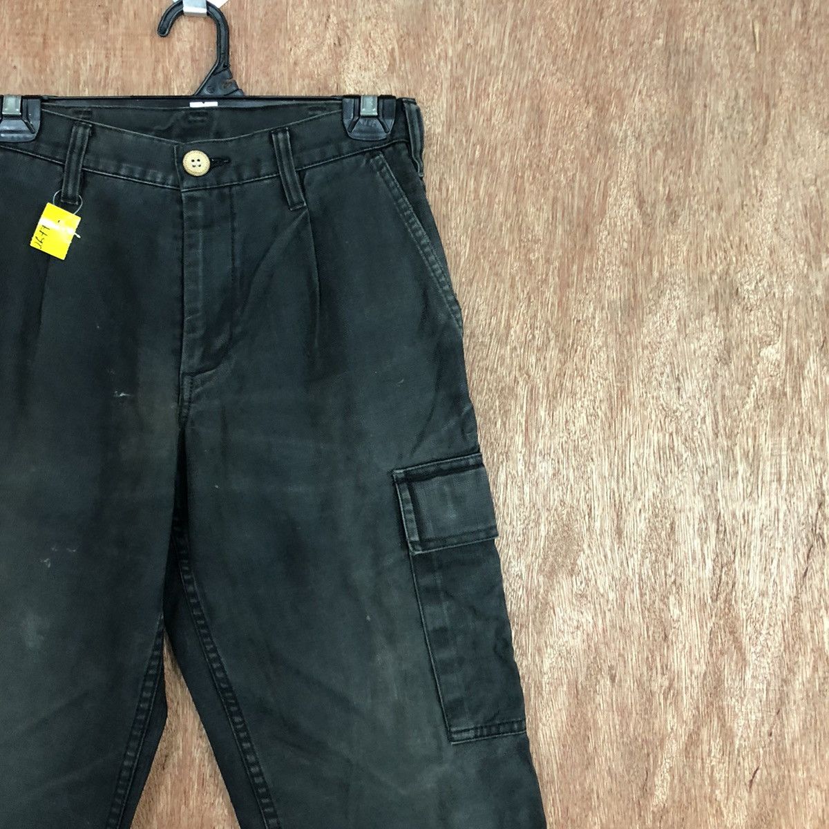 Faded Glory Japan faded Black Multipocket Cargo Pants #2677 Size US 26 / EU 42 - 5 Thumbnail