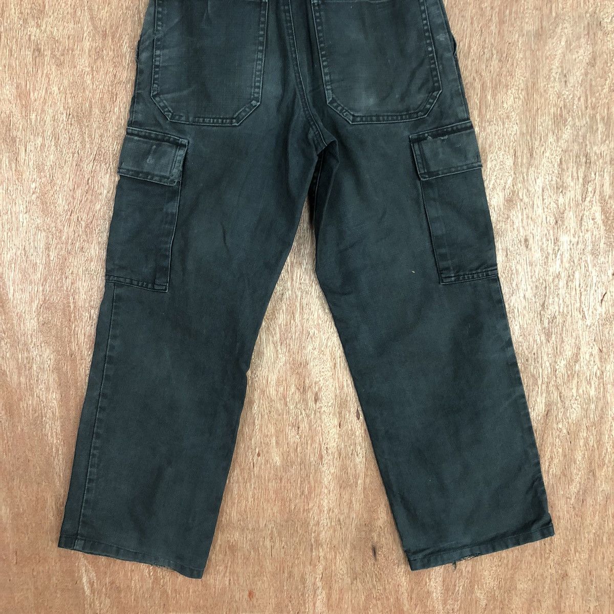 Faded Glory Japan faded Black Multipocket Cargo Pants #2677 Size US 26 / EU 42 - 12 Thumbnail