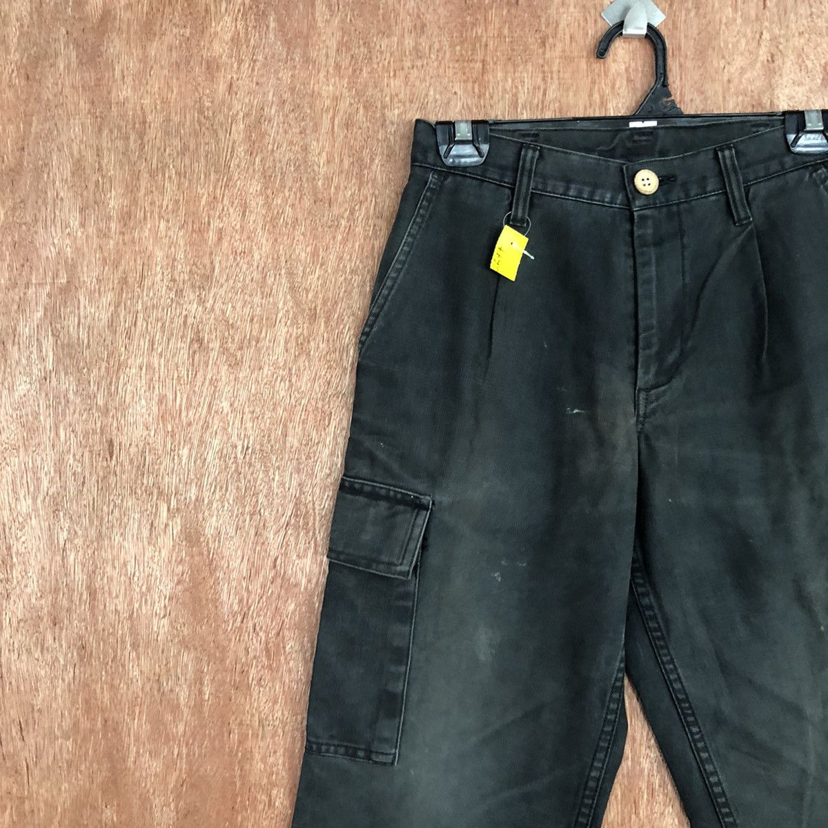 Faded Glory Japan faded Black Multipocket Cargo Pants #2677 Size US 26 / EU 42 - 6 Thumbnail