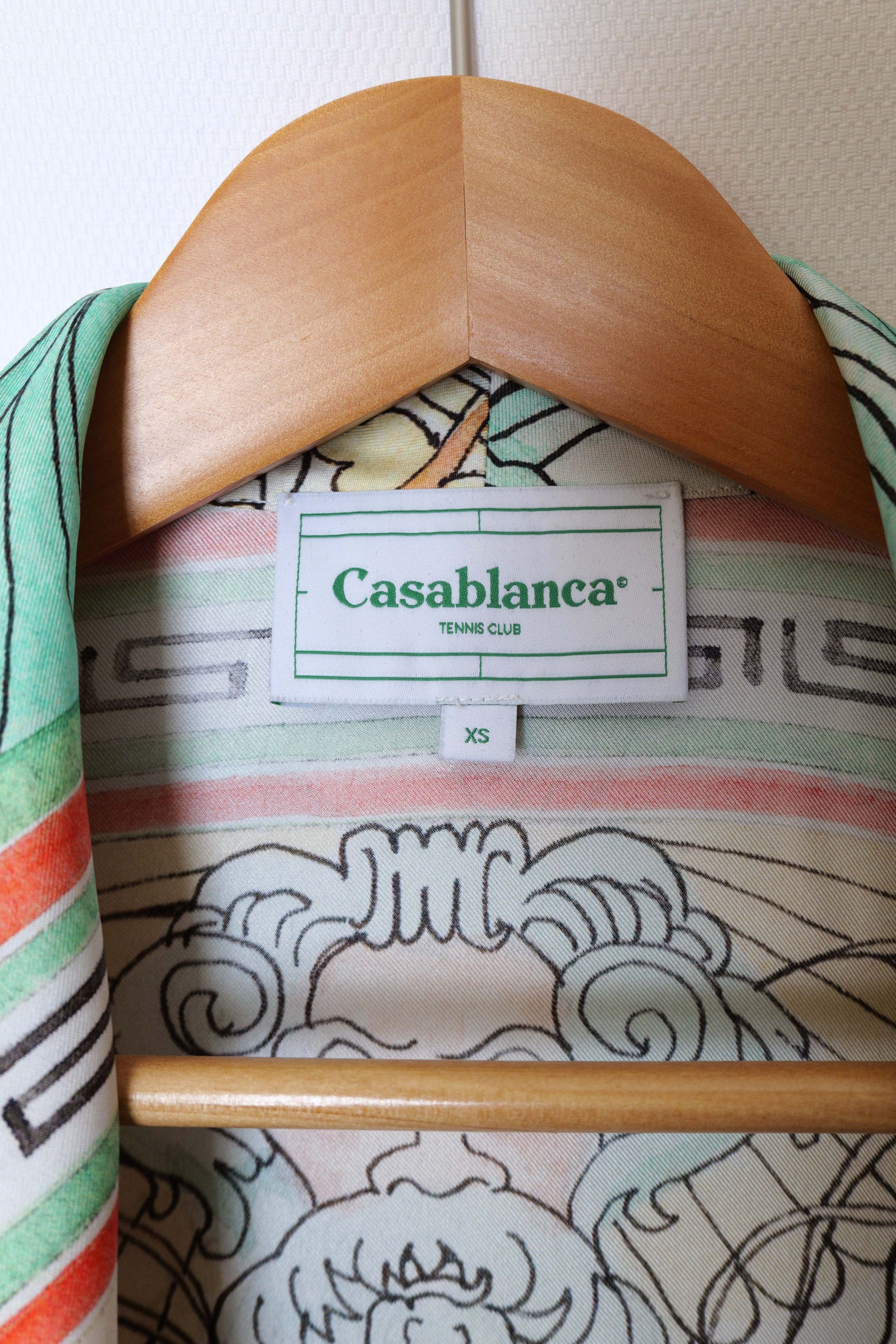 Casablanca printed silk robe Size US XS / EU 42 / 0 - 7 Thumbnail