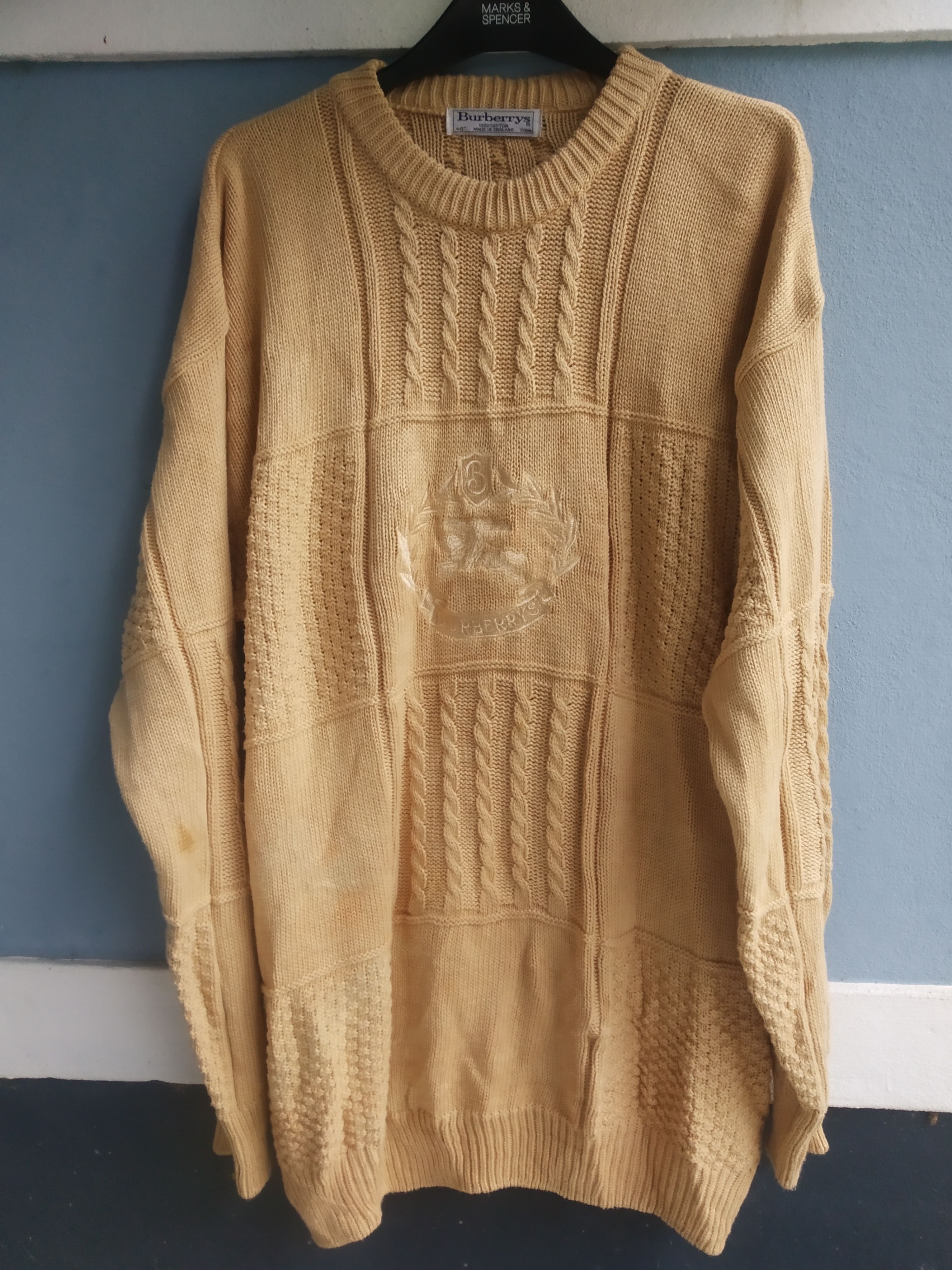 Vintage knitwear Burberry made in England | Grailed