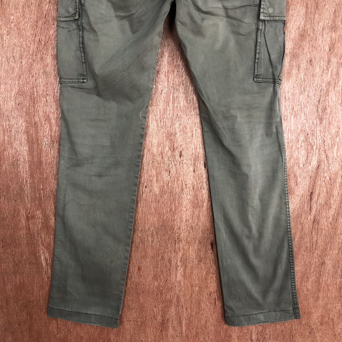 StraightFaded DLL Uniqlo Green Multipocket Tactical Cargo Pants #1866 Size US 33 - 11 Thumbnail