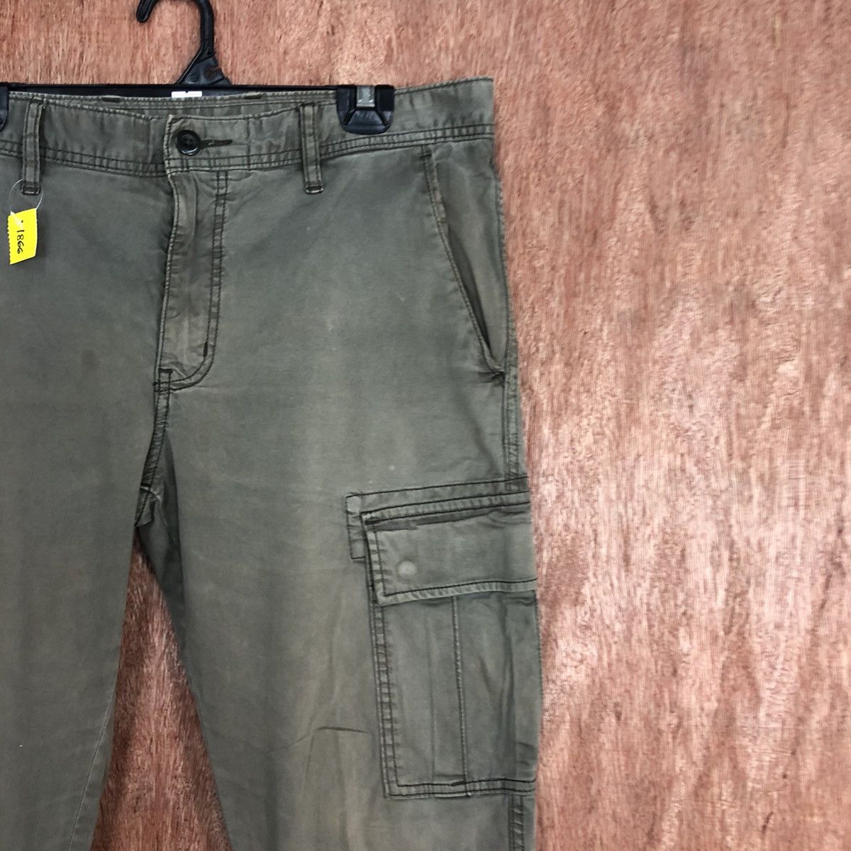 StraightFaded DLL Uniqlo Green Multipocket Tactical Cargo Pants #1866 Size US 33 - 5 Thumbnail