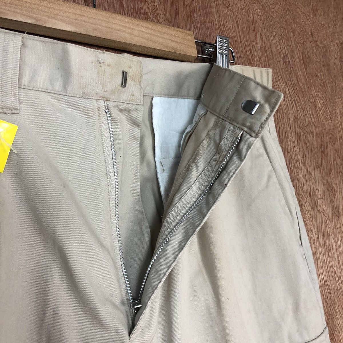 Japanese Brand D Japan Cream Multipocket Tactical Cargo Pants #2633 Size US 30 / EU 46 - 8 Thumbnail