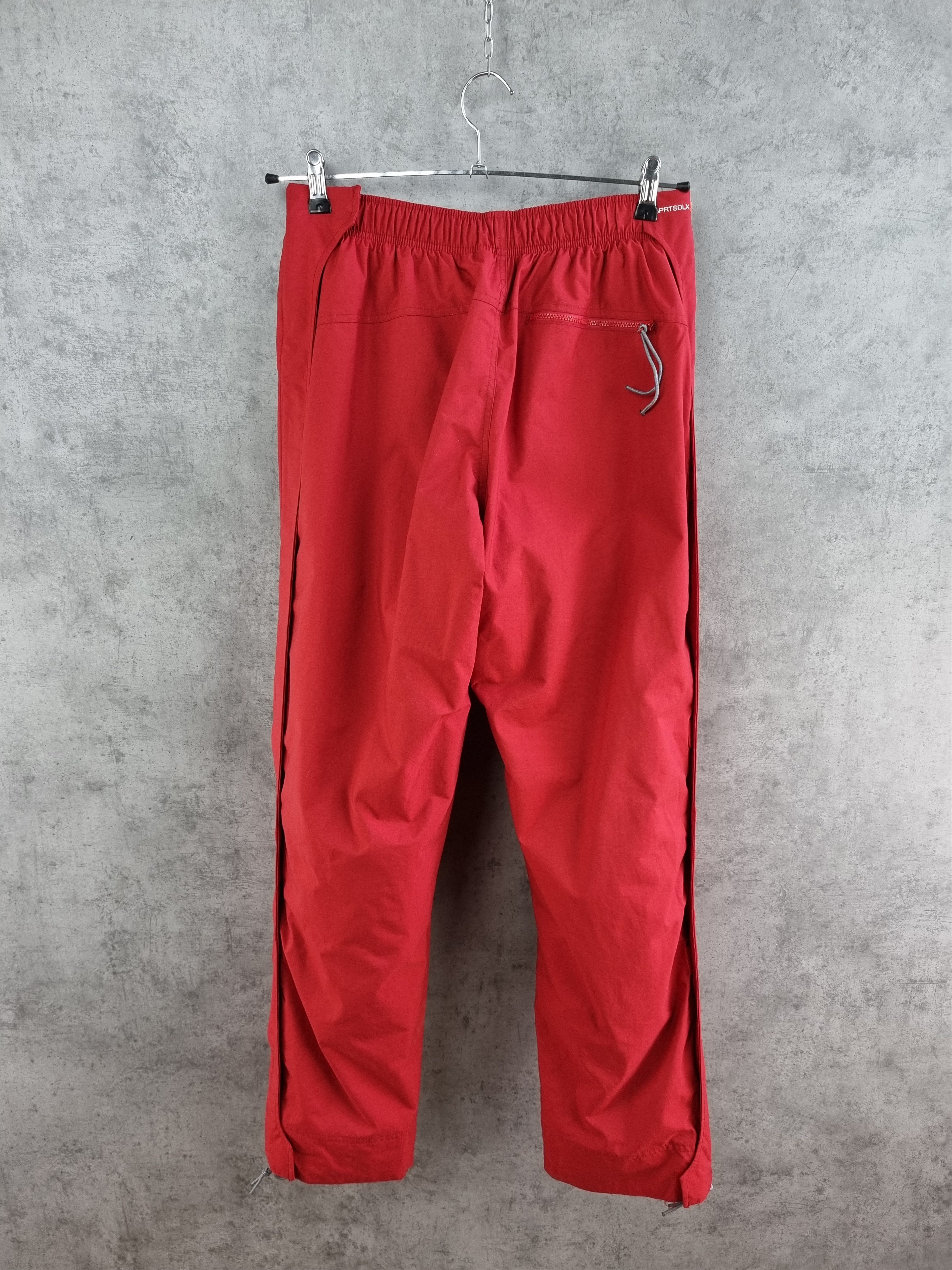 Nike × Vintage Rare Red NIKE nylon Pants Vinatge Size US 32 / EU 48 - 2 Thumbnail