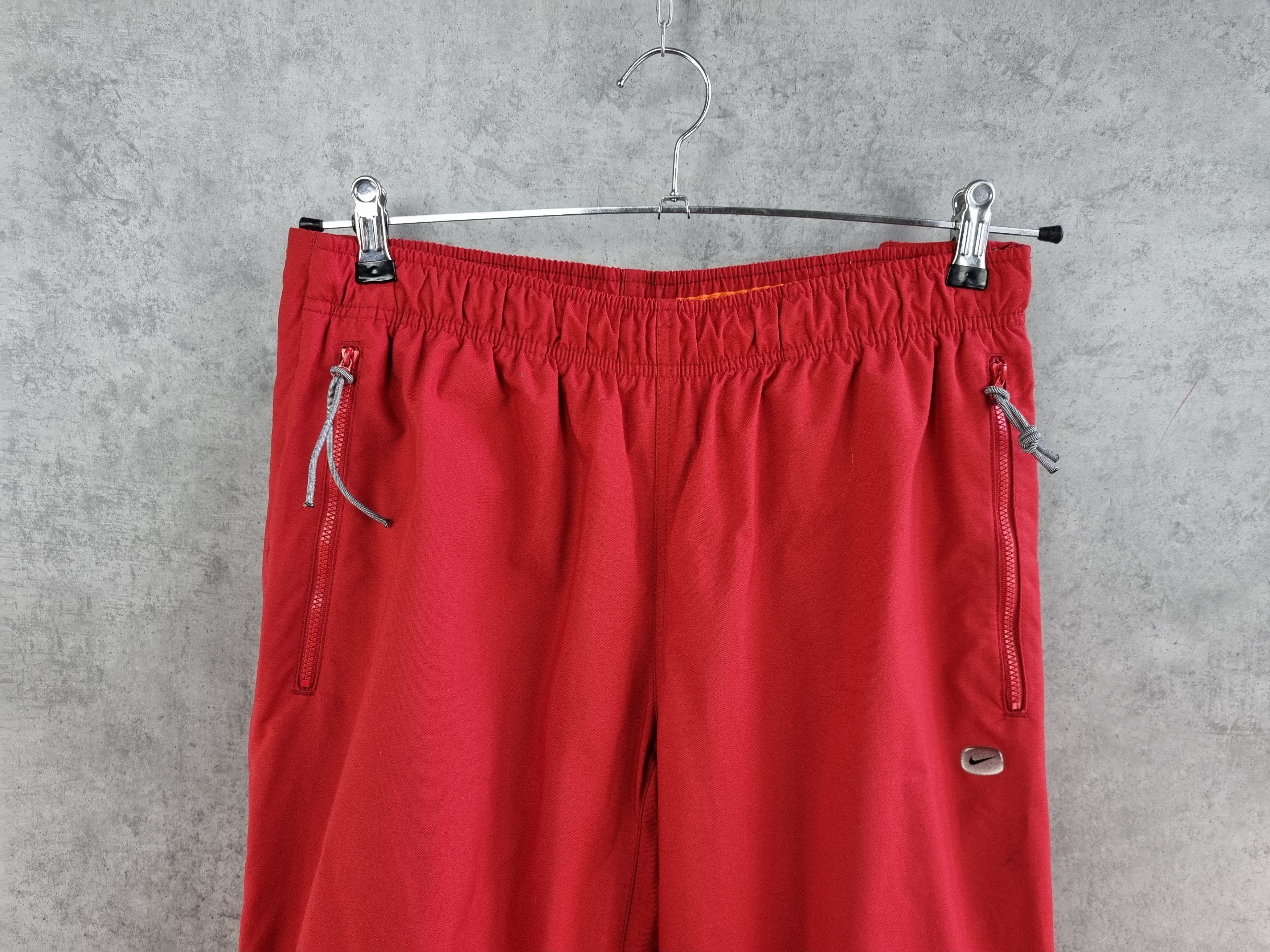 Nike × Vintage Rare Red NIKE nylon Pants Vinatge Size US 32 / EU 48 - 3 Thumbnail