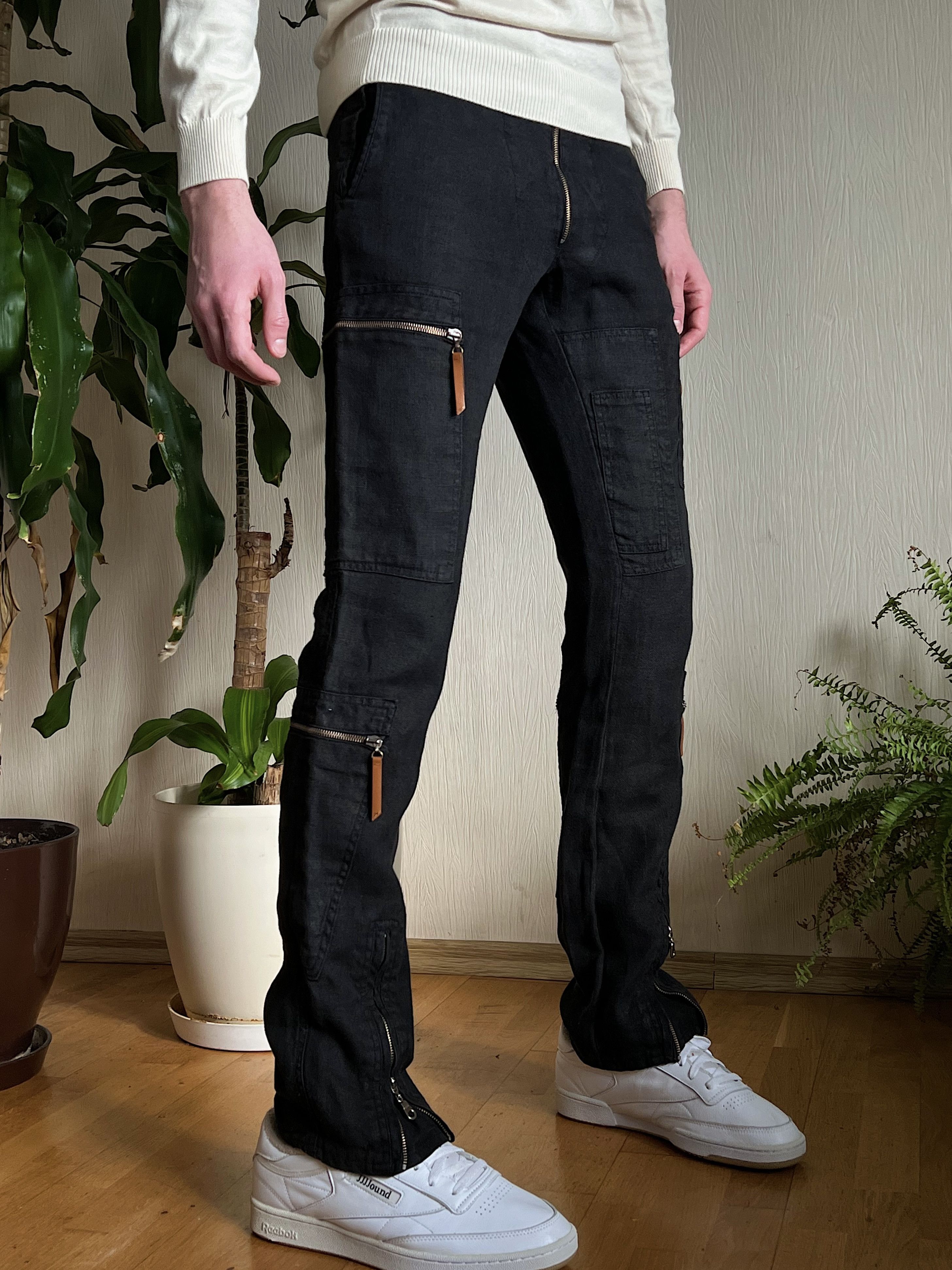 Versace Versace Multi Zip Cargo Trousers Pants Size US 33 - 5 Thumbnail