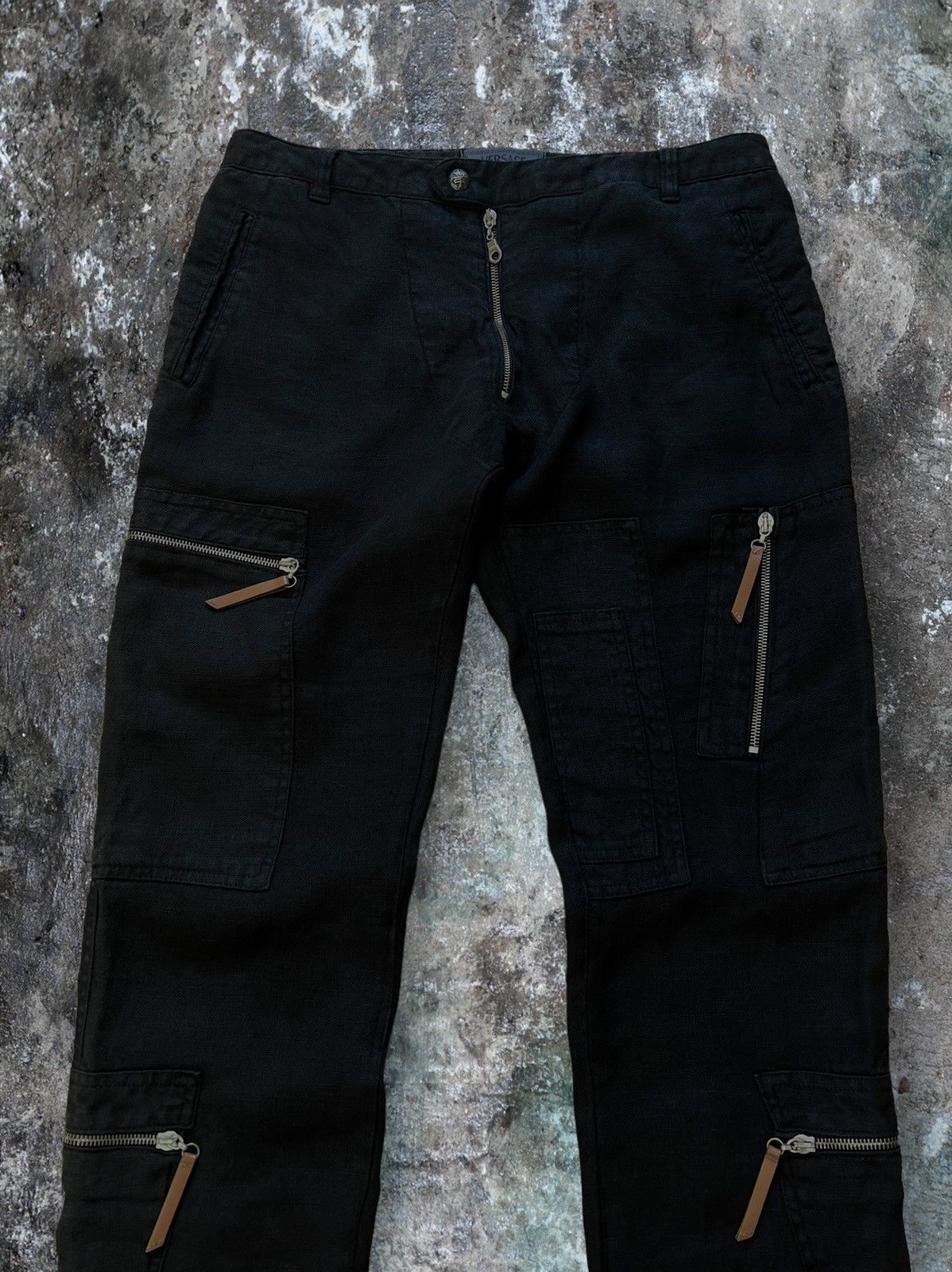 Versace Versace Multi Zip Cargo Trousers Pants Size US 33 - 10 Thumbnail