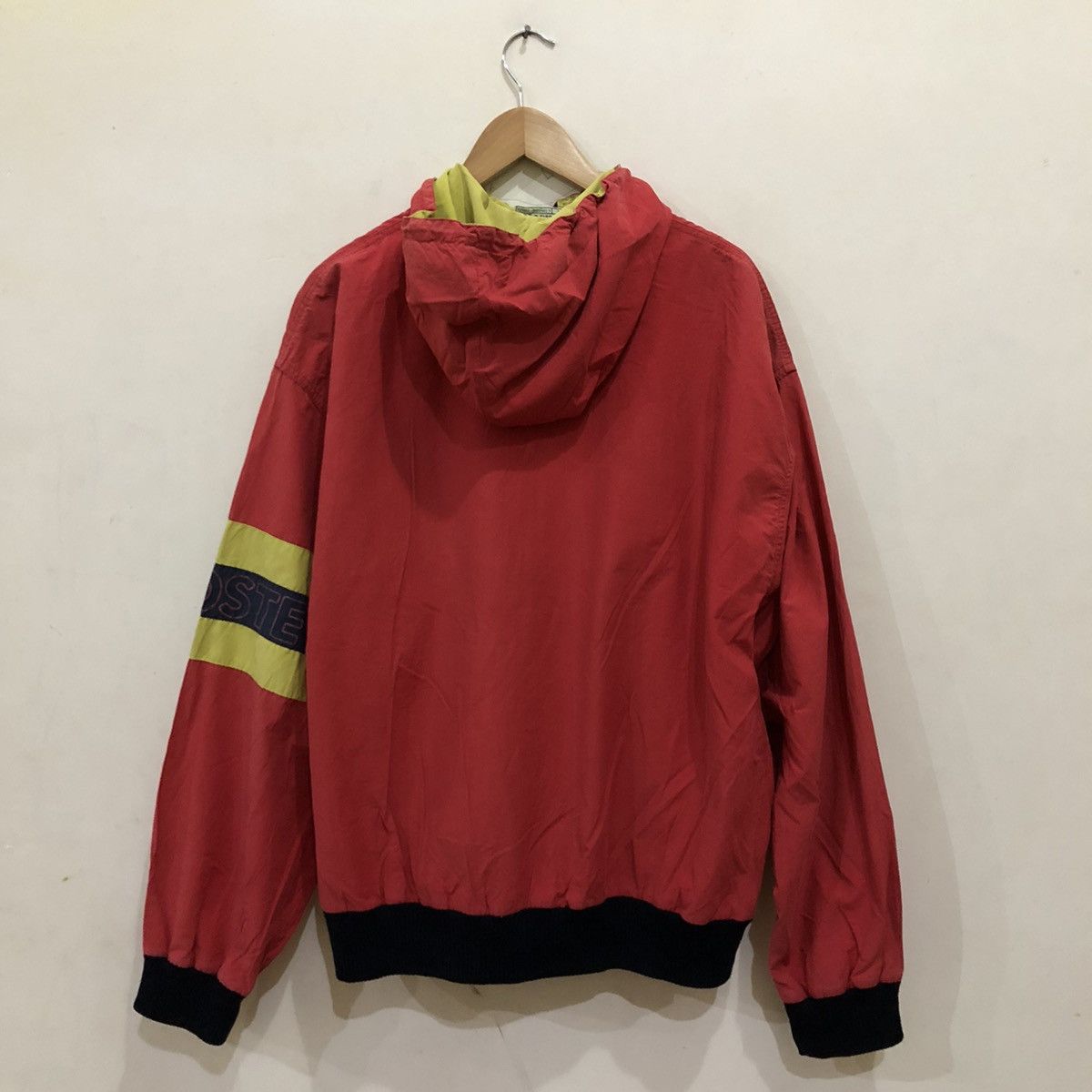 Lacoste Vintage Lacoste Half Zipper Hoodie Made in Spain Size US L / EU 52-54 / 3 - 8 Thumbnail