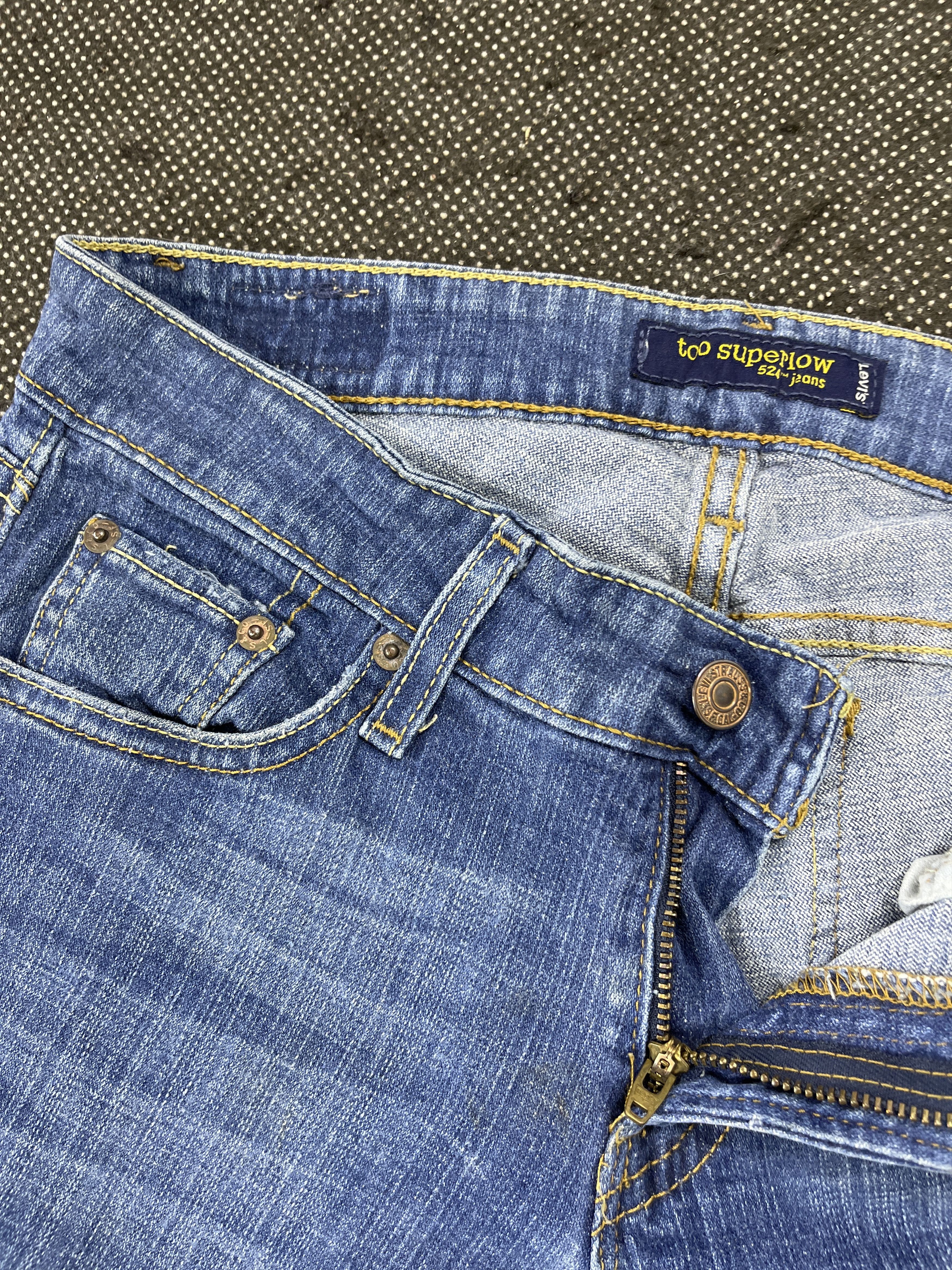 Levi's Vintage Levi's 524 Flare Jeans - JP004 Size 29" - 8 Thumbnail