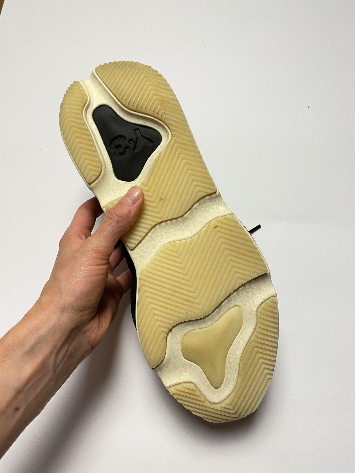 Adidas Y-3 Kaiwa Leather Black White Size US 10.5 / EU 43-44 - 10 Thumbnail