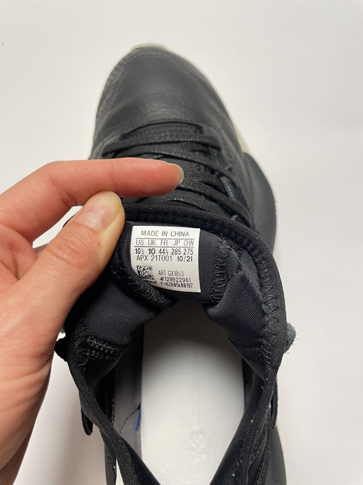 Adidas Y-3 Kaiwa Leather Black White Size US 10.5 / EU 43-44 - 12 Thumbnail
