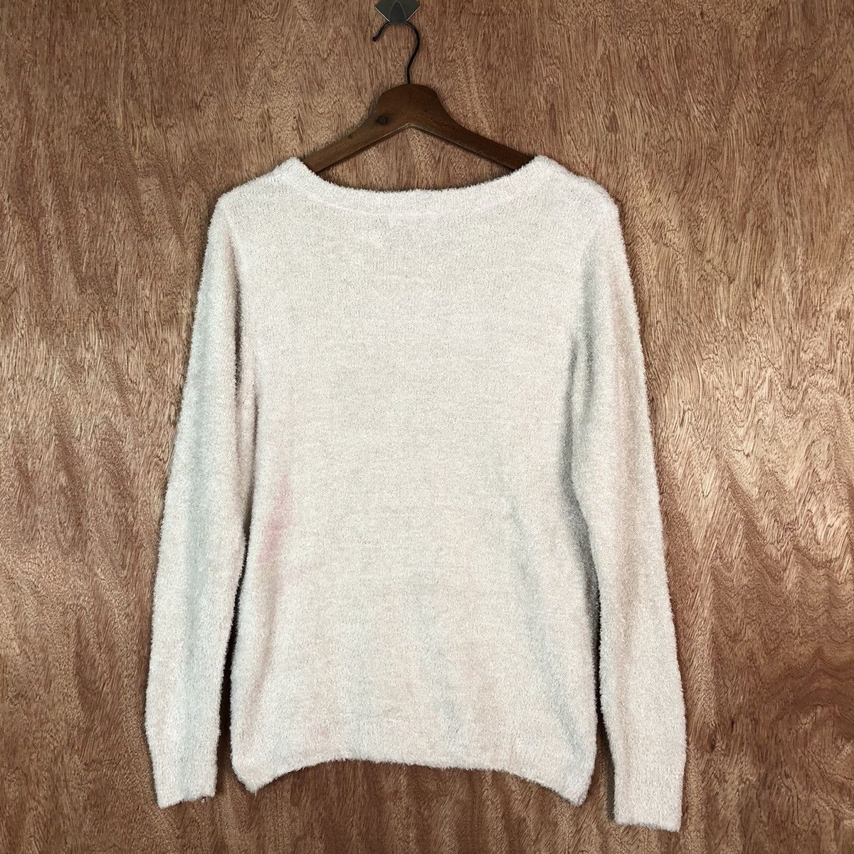 Homespun Knitwear × Japanese Brand Sorridere Pink Shag Shaggy Fur Mohair Knitwear #6686 Size US M / EU 48-50 / 2 - 9 Thumbnail