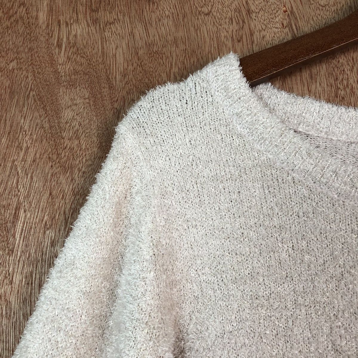 Homespun Knitwear × Japanese Brand Sorridere Pink Shag Shaggy Fur Mohair Knitwear #6686 Size US M / EU 48-50 / 2 - 6 Thumbnail