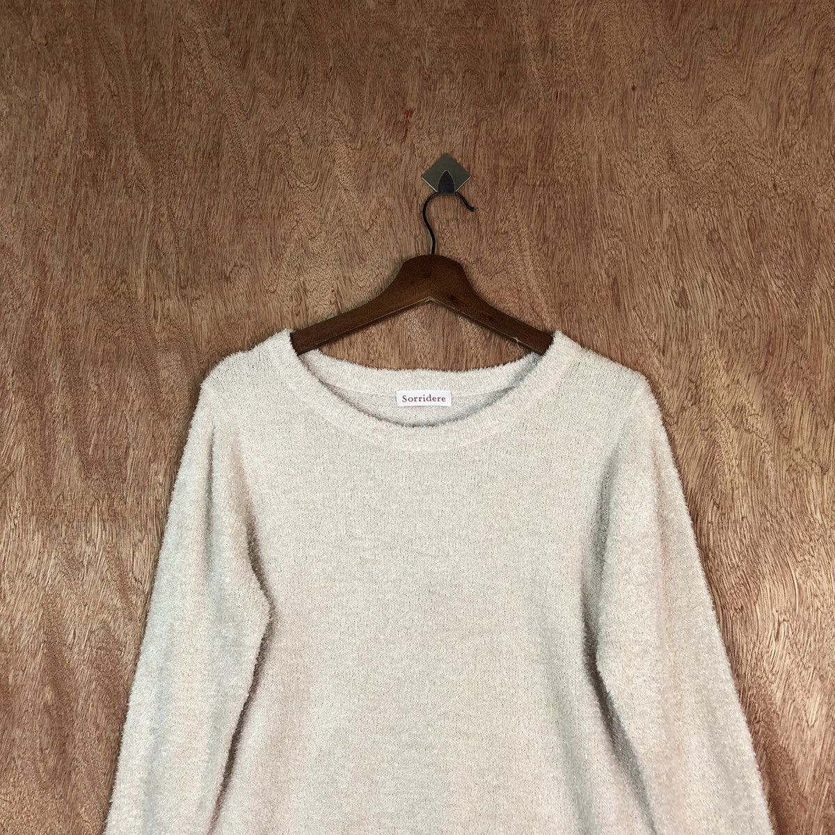 Homespun Knitwear × Japanese Brand Sorridere Pink Shag Shaggy Fur Mohair Knitwear #6686 Size US M / EU 48-50 / 2 - 2 Thumbnail