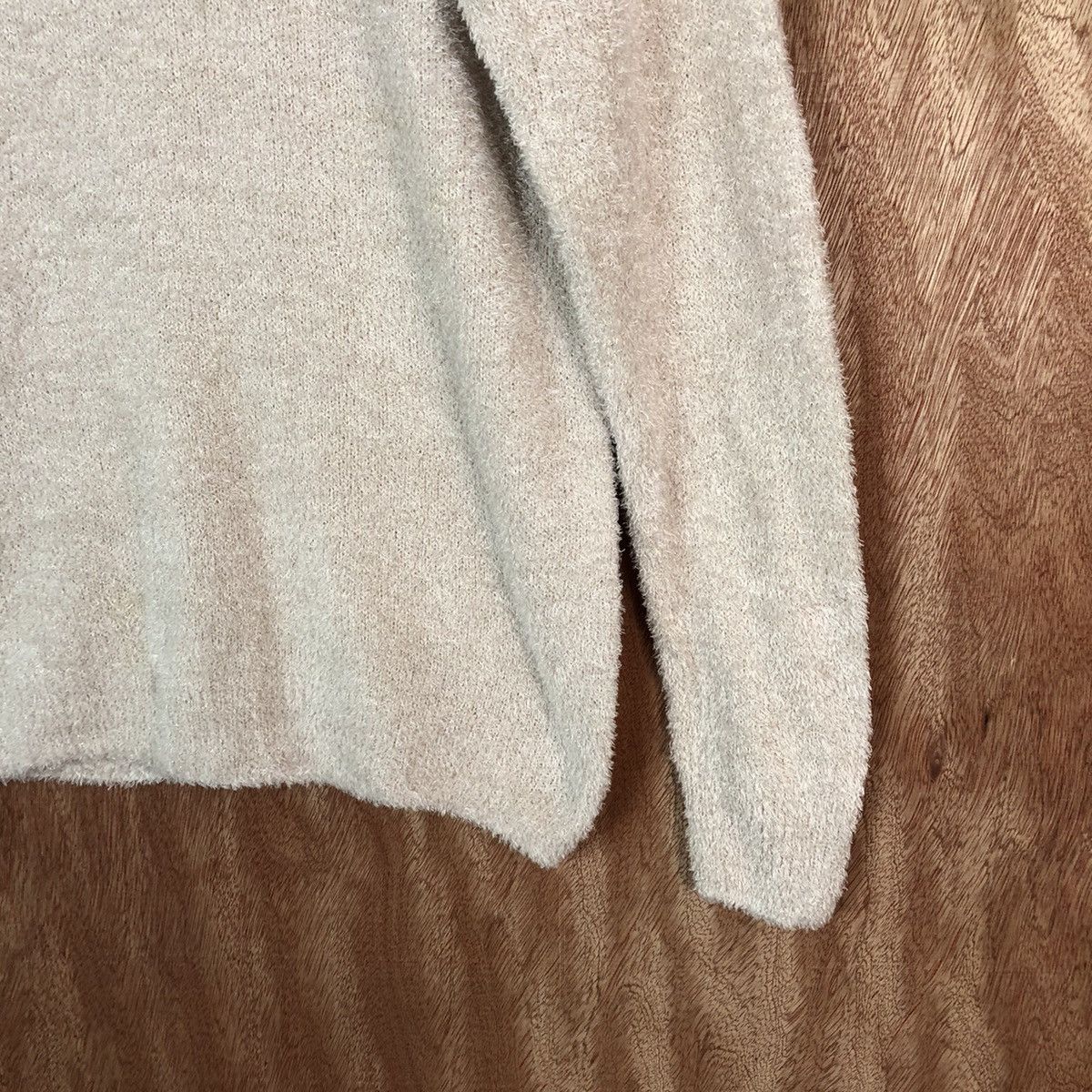 Homespun Knitwear × Japanese Brand Sorridere Pink Shag Shaggy Fur Mohair Knitwear #6686 Size US M / EU 48-50 / 2 - 5 Thumbnail