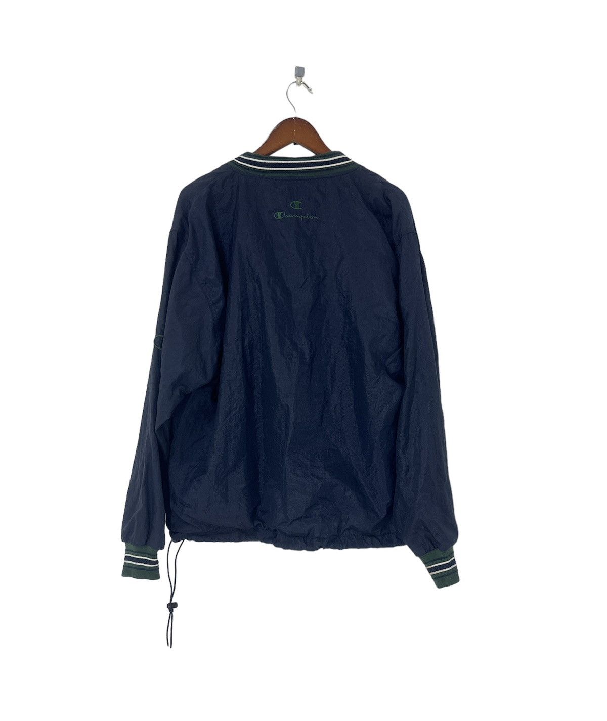 Champion Vintage Champion Sweatshirt Pullover V Neck Big Logo Design Size US M / EU 48-50 / 2 - 2 Thumbnail